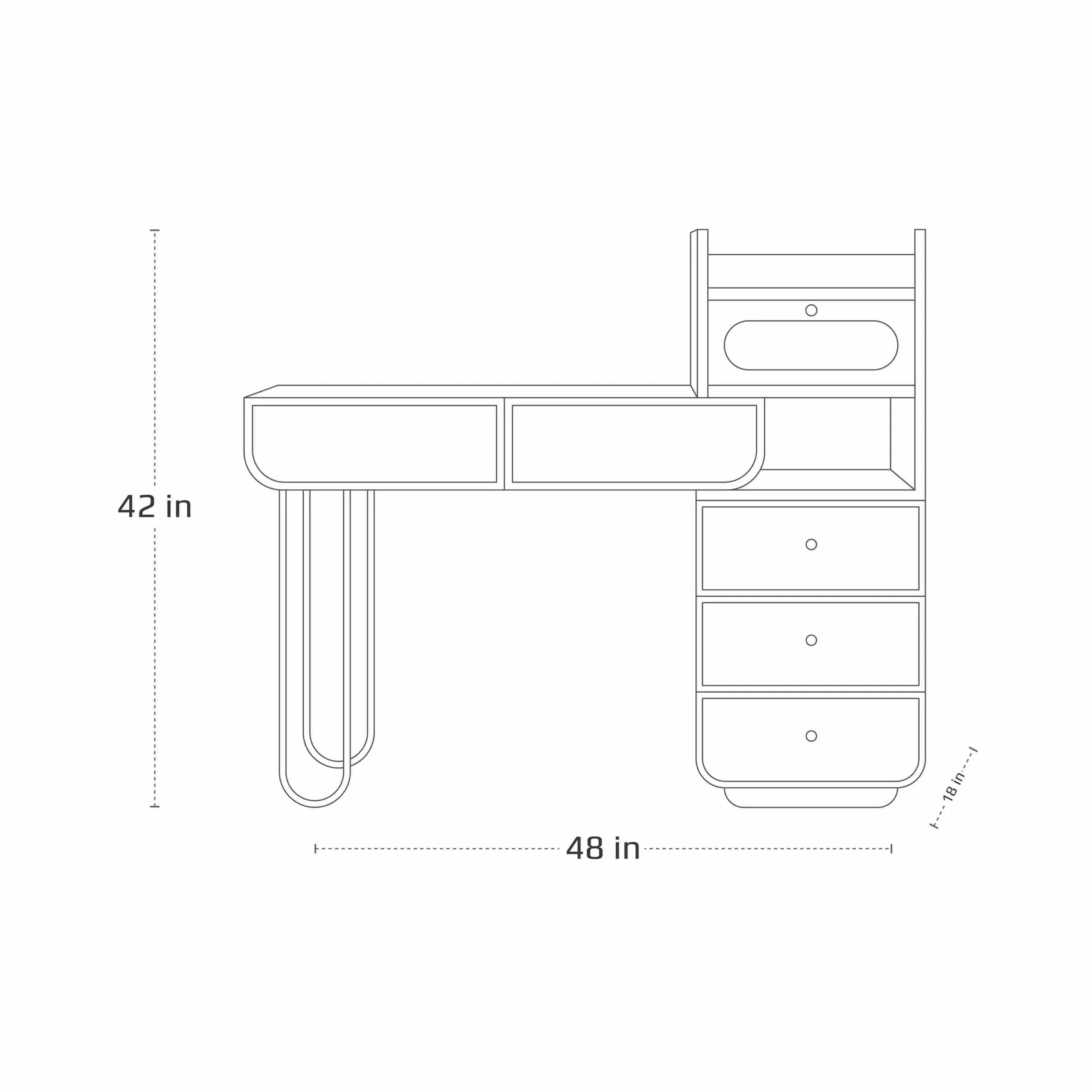 Alexa Dressing Table