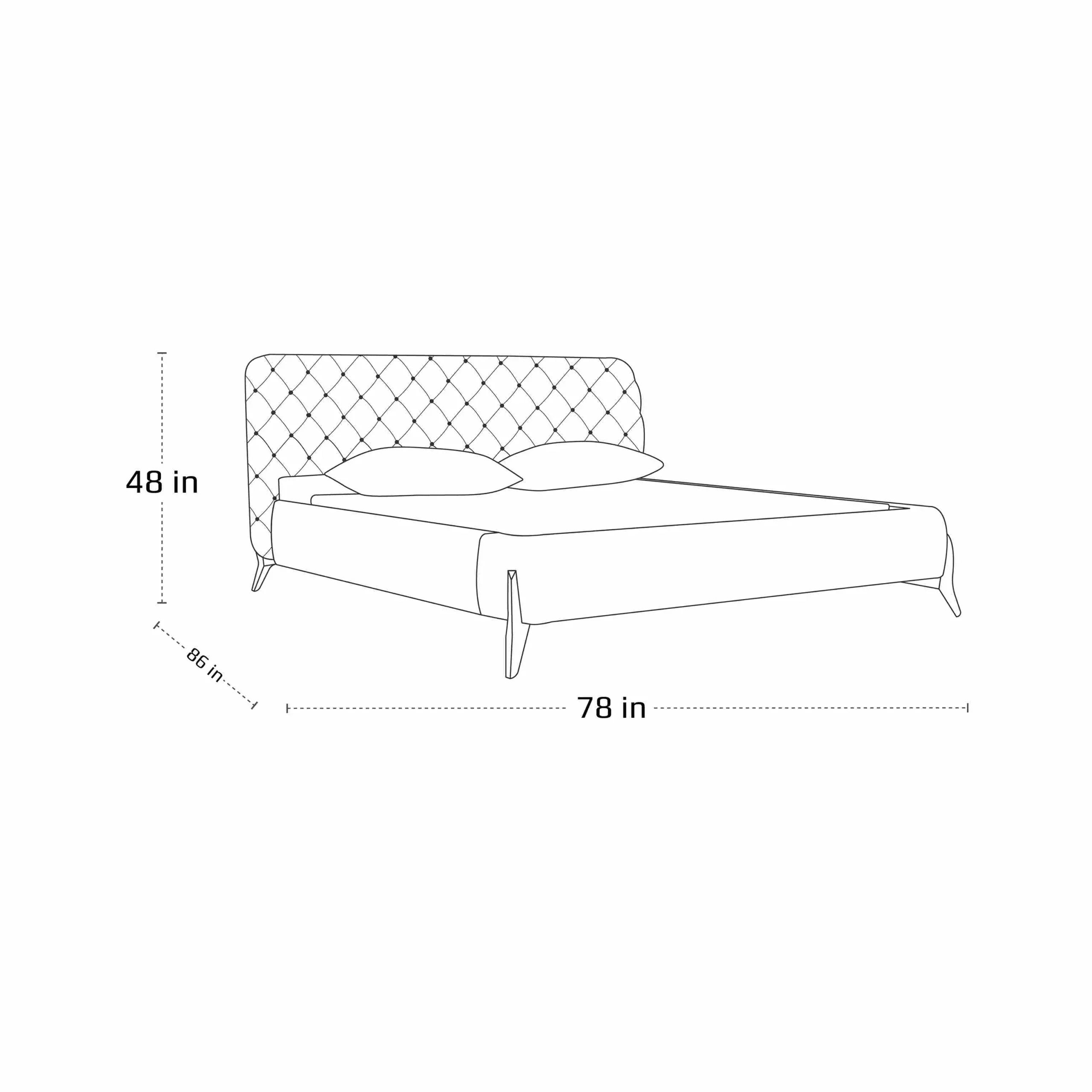 Berkshire Bed with Side Tables