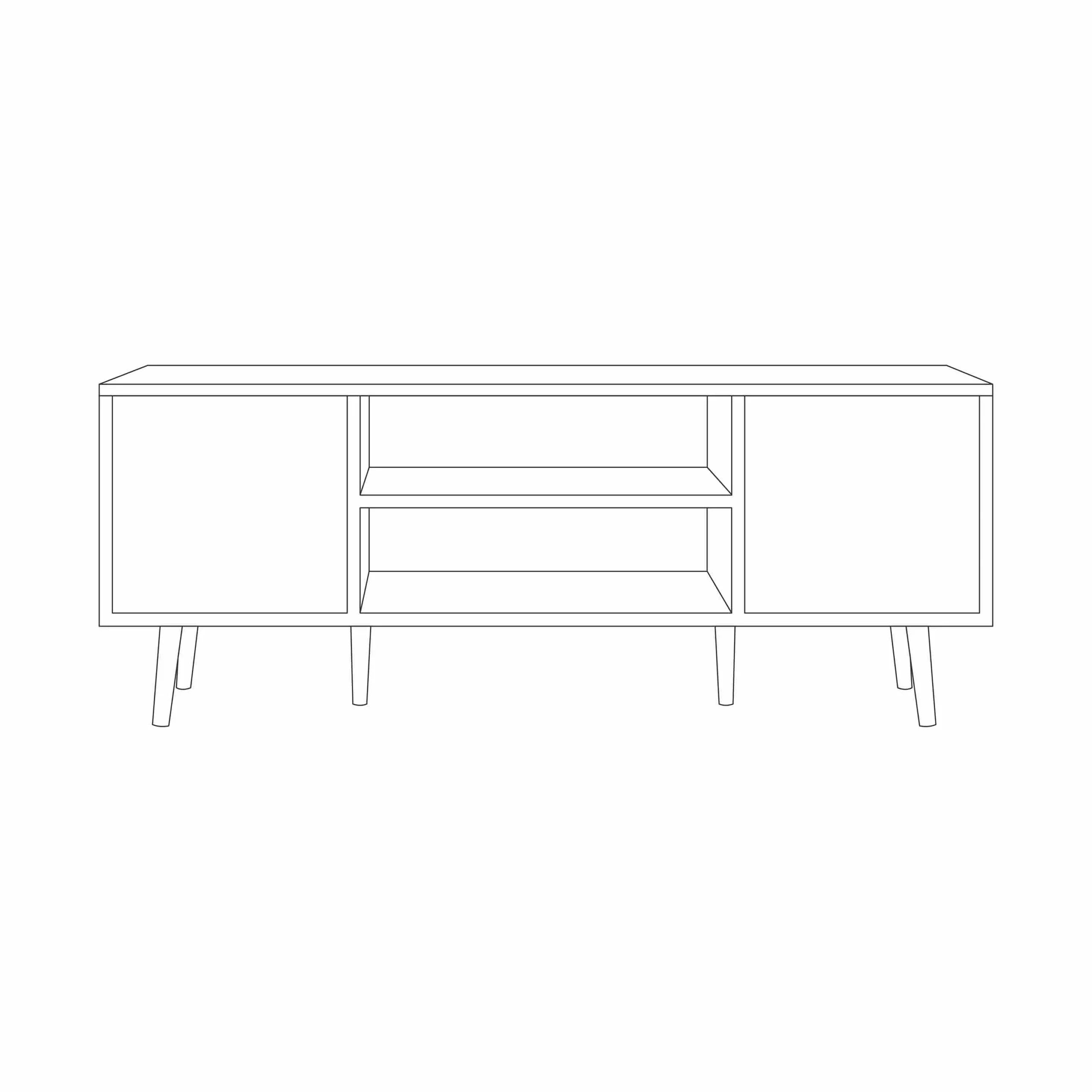 Hazel TV Console Unit