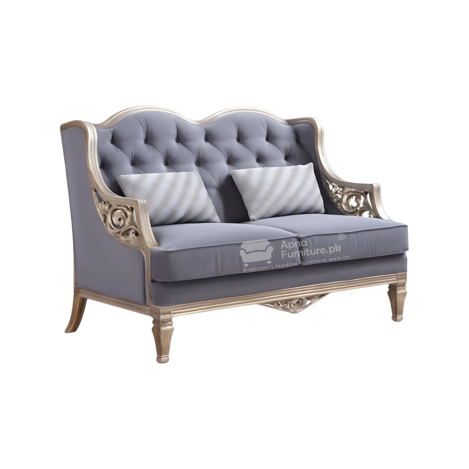 Nectar 6 Seater Solid Wood Sofa Set for Living Room and Drawing Room