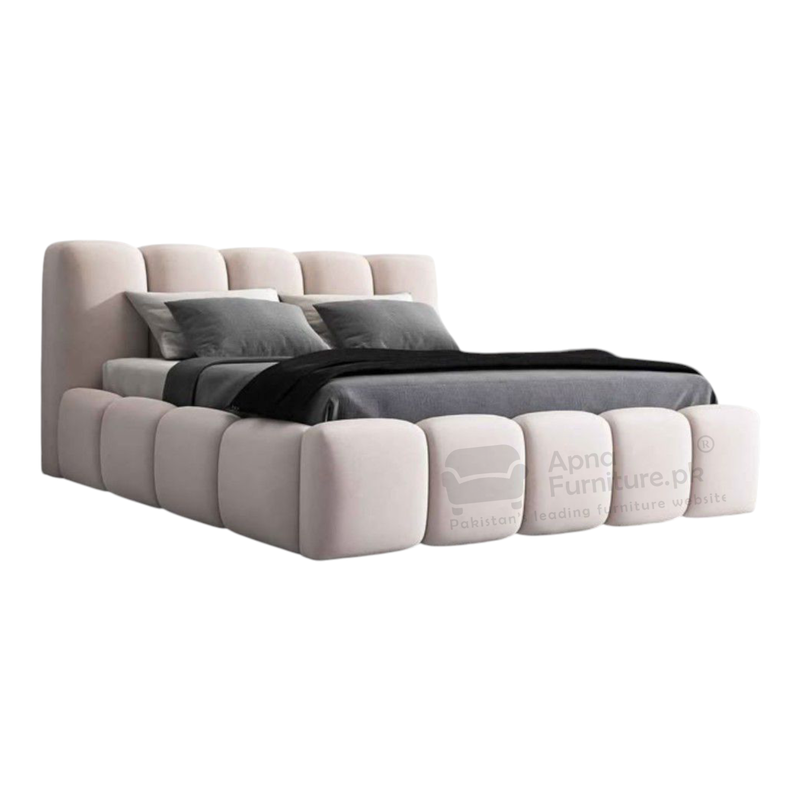 Fluffy Double Bed Set (5 Pieces)