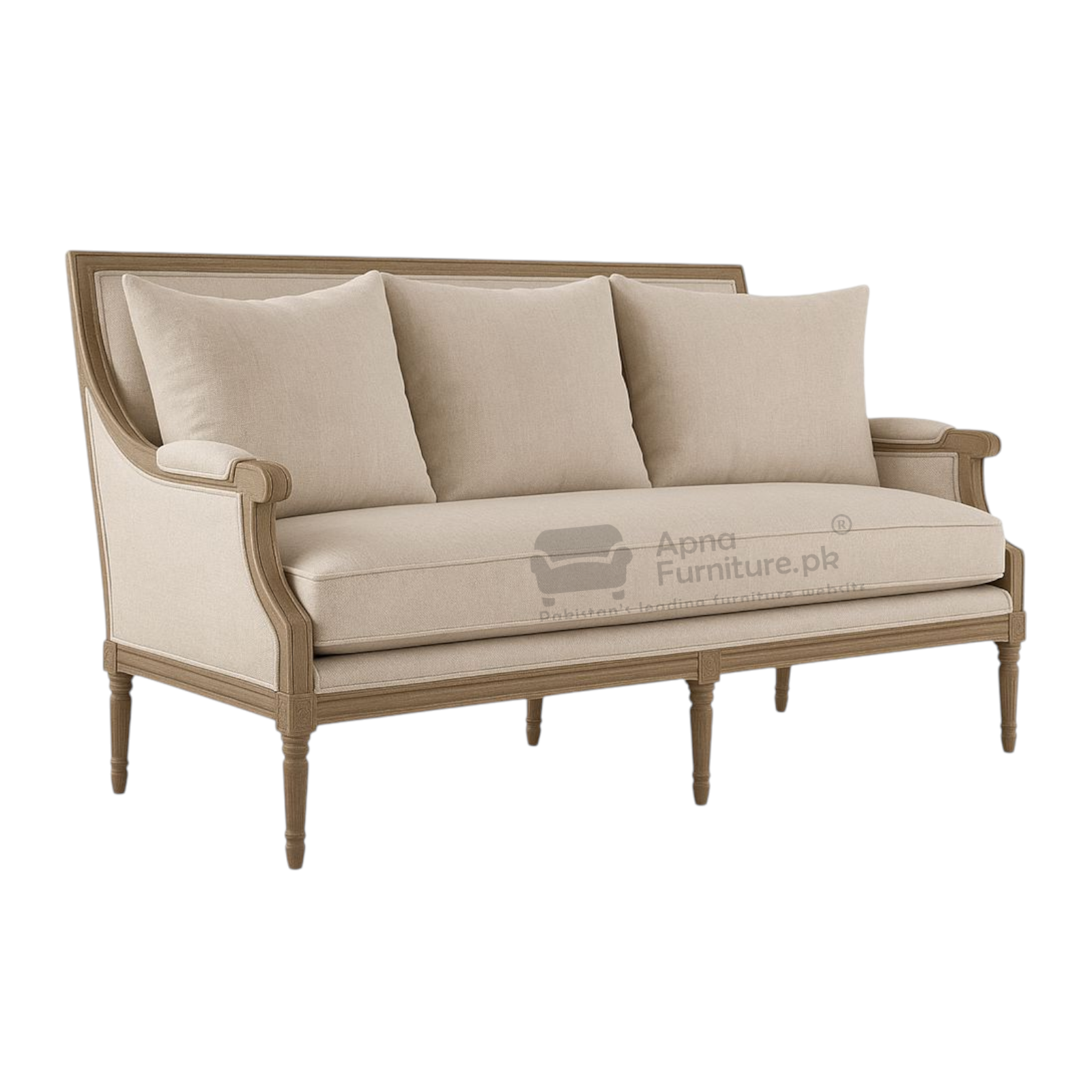 Lexus 6 Seater Sofa Set in Carved Solid Wood