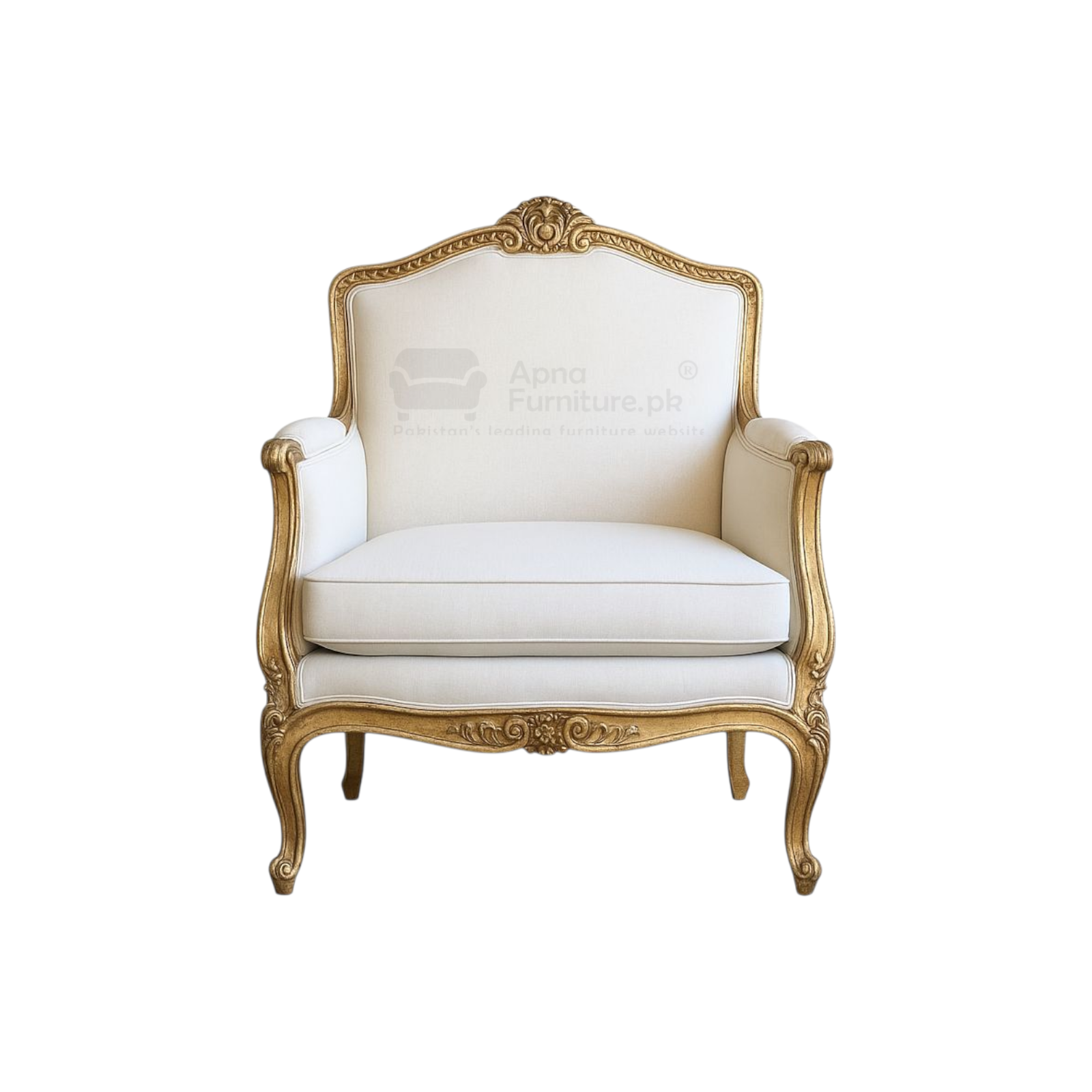 Star 6 Seater Carved Wood Sofa Set
