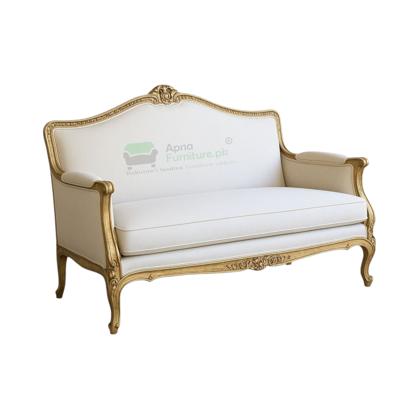 Star 6 Seater Carved Wood Sofa Set