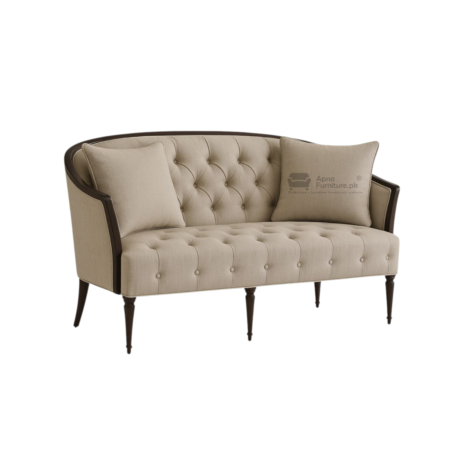 Spout 6 seater sofa set in Solid Wood