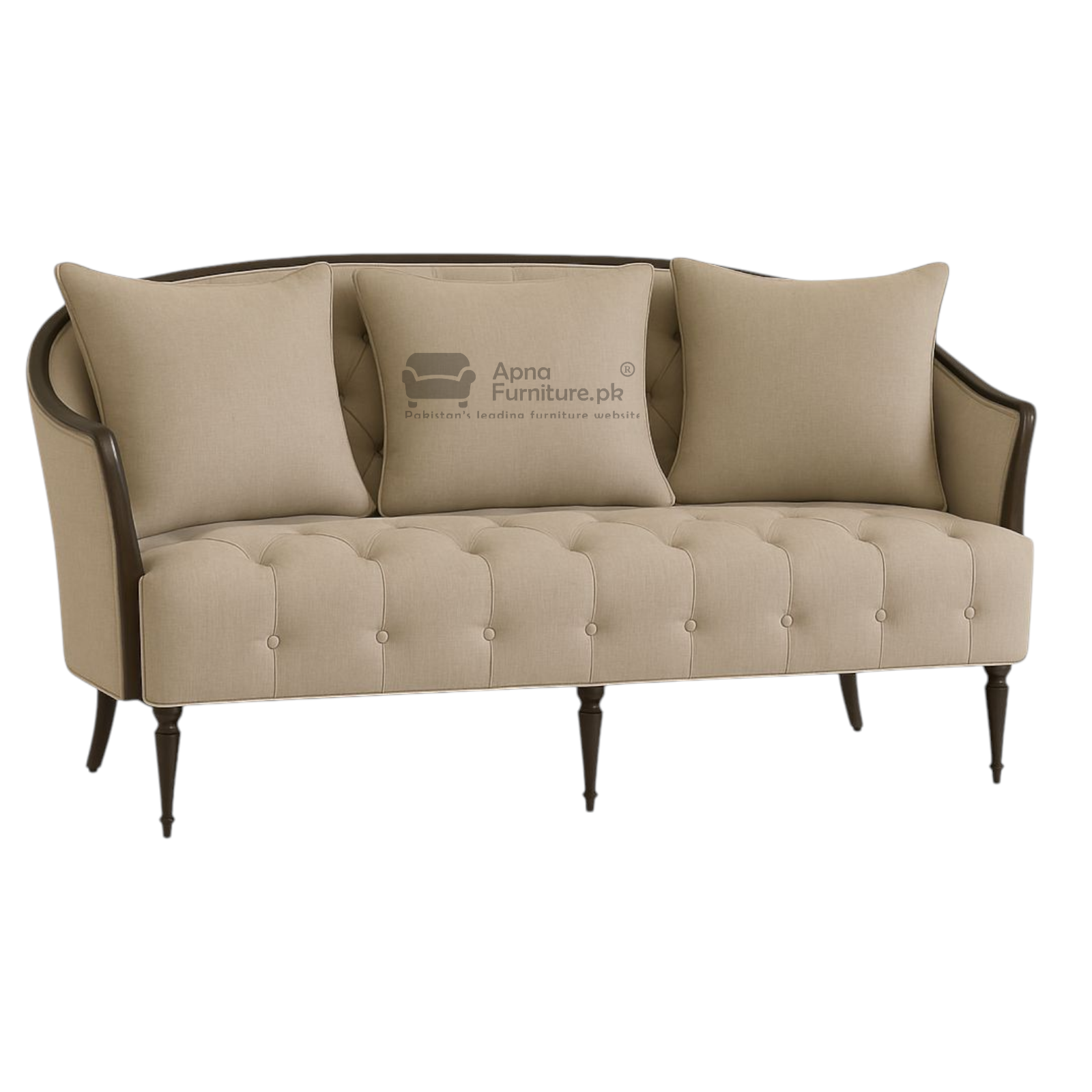 Spout 6 seater sofa set in Solid Wood