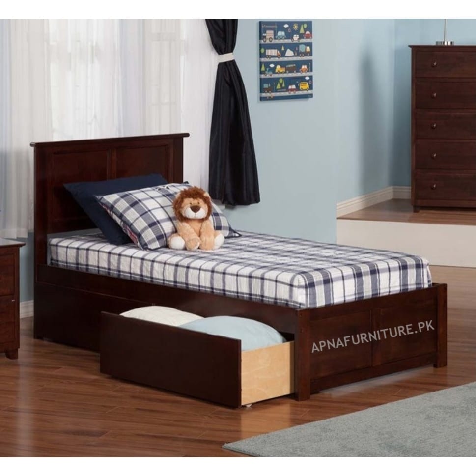Wilder Single Bed with Storage Drawers