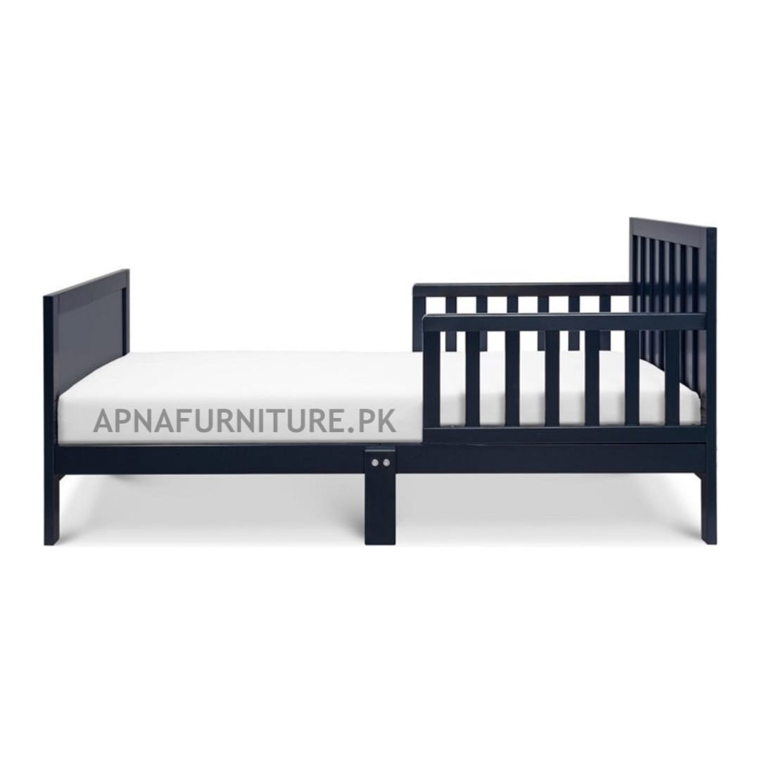 Percival Wooden Single Bed with Side Railings