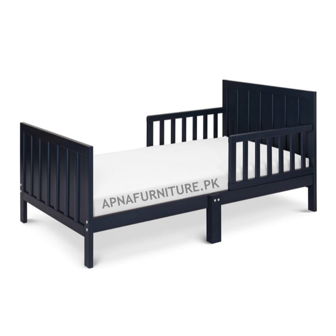 Percival Wooden Single Bed with Side Railings