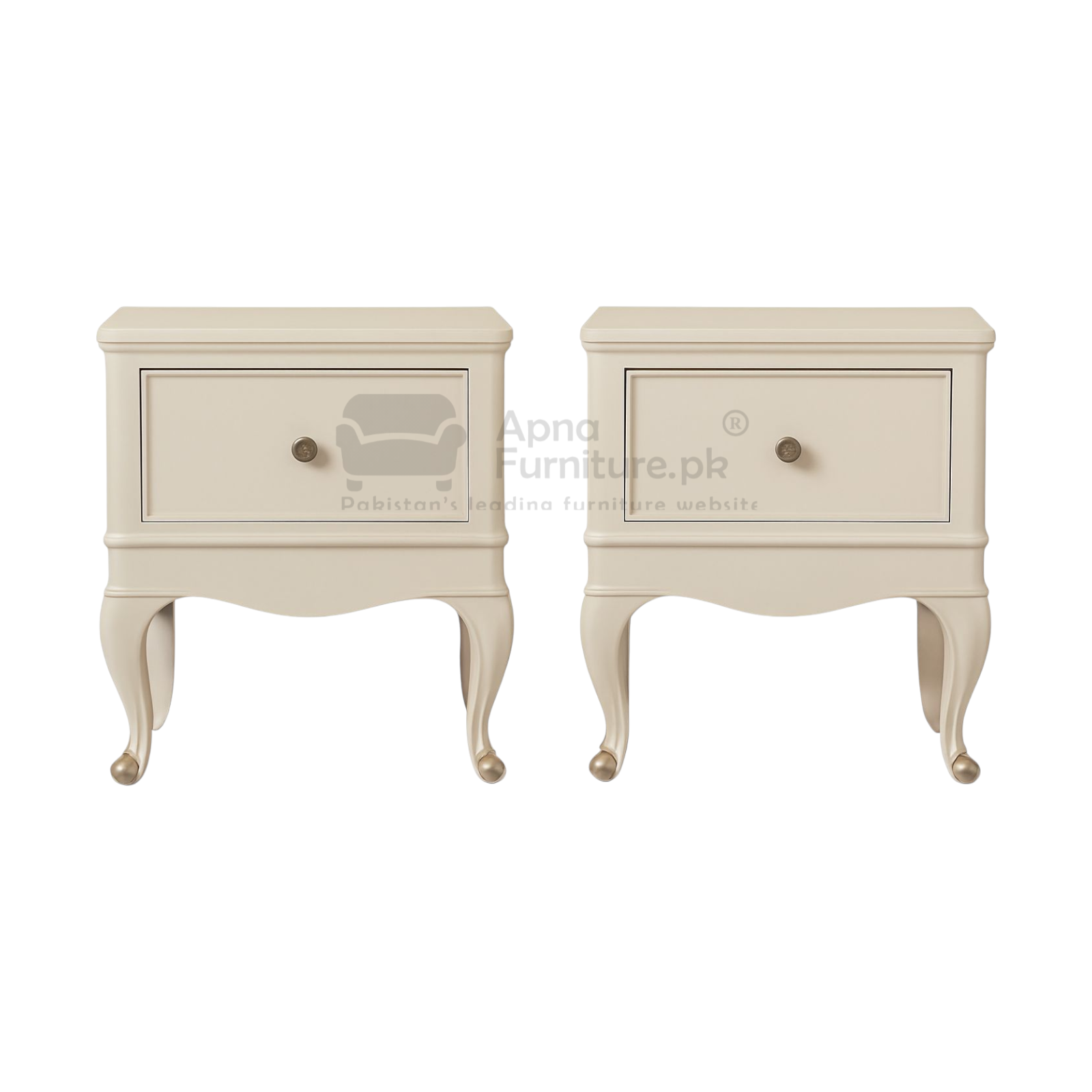 Berka Wooden Double Bed Set (Set of 5)