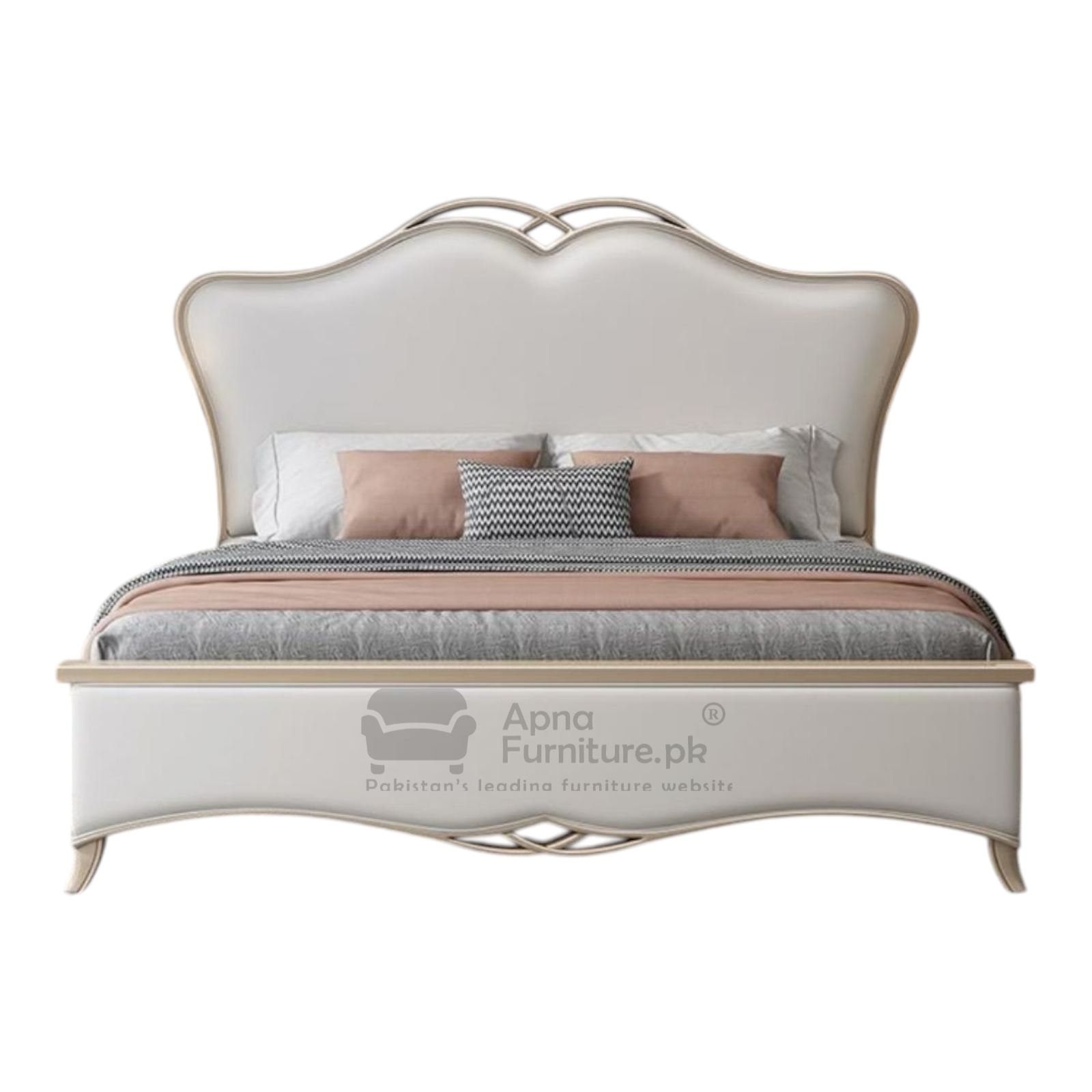 Rig Wooden Double Bed Set (5 Piece)