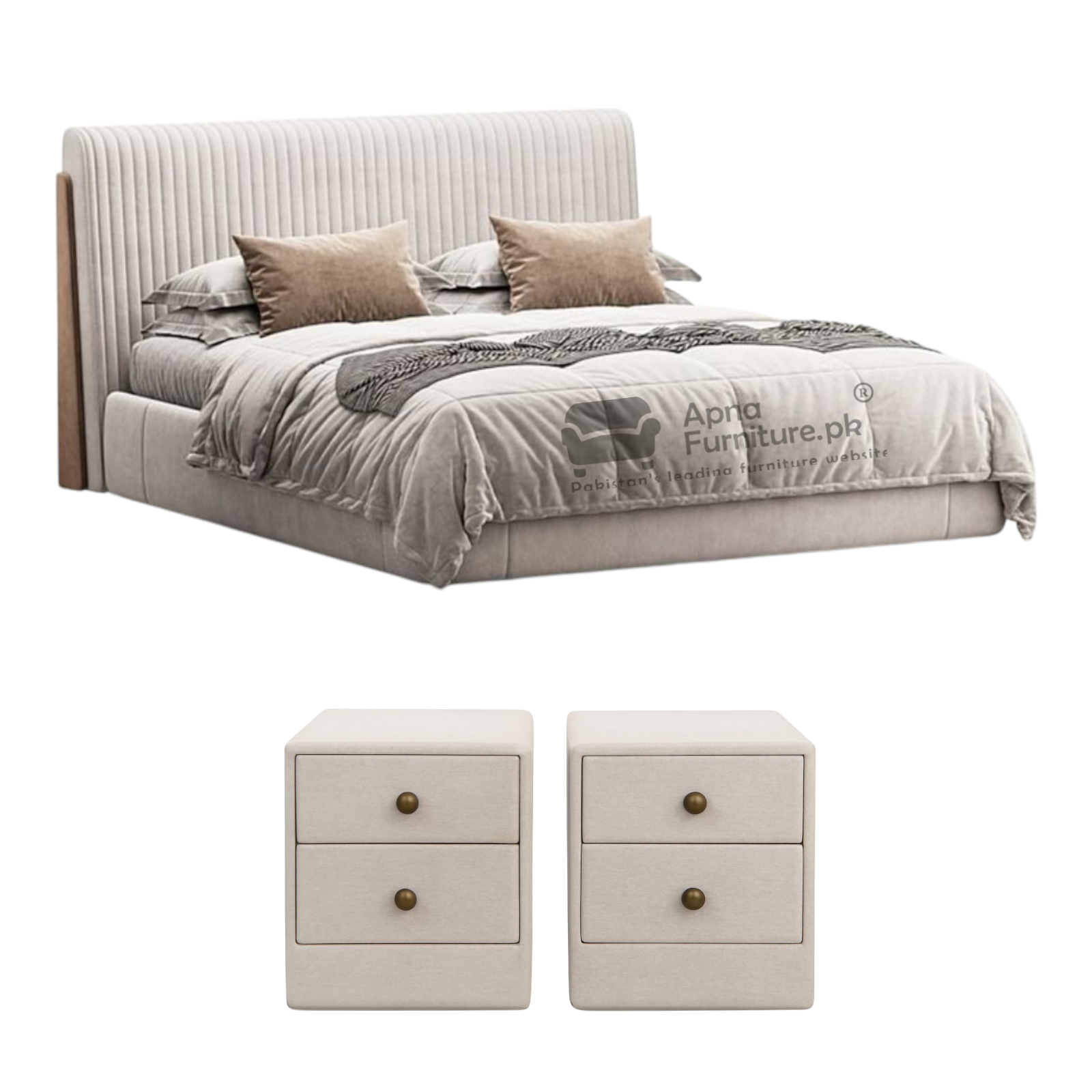 Rim Double Bed Set 5 Piece