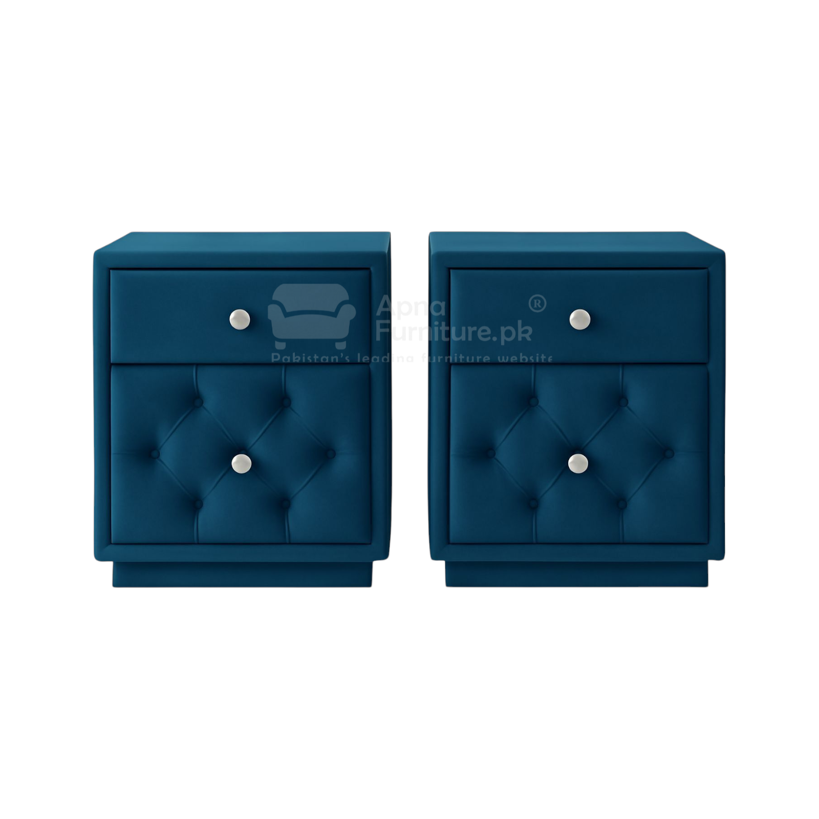 Lime Upholstered Double Bed Set (5 Piece)