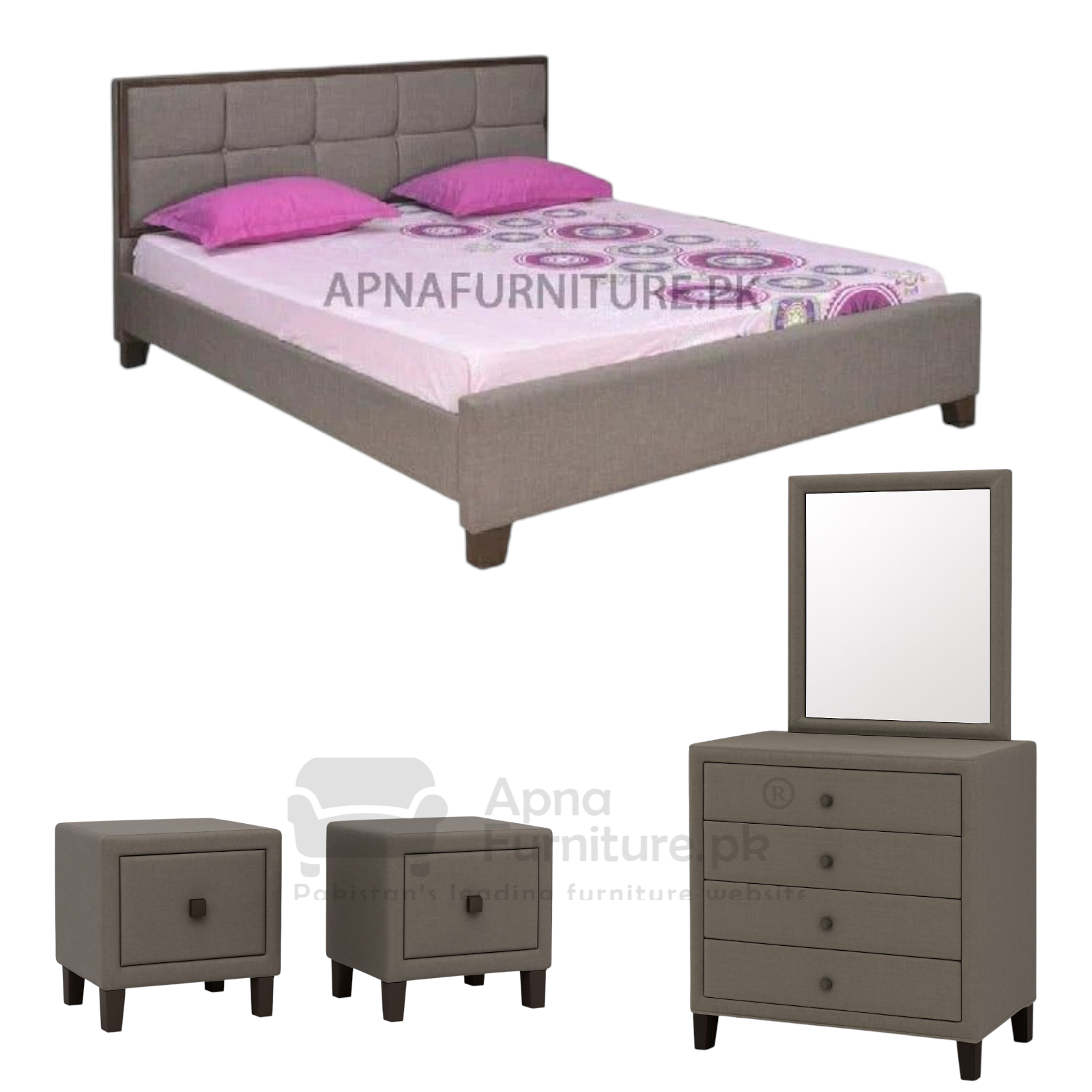 Kane 5 Piece Double Bed Set