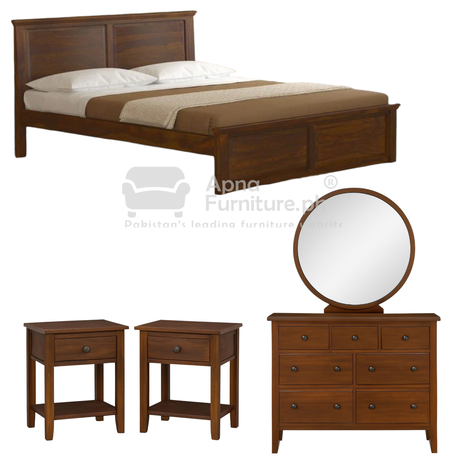 Zerrin Bed Set 5 Piece