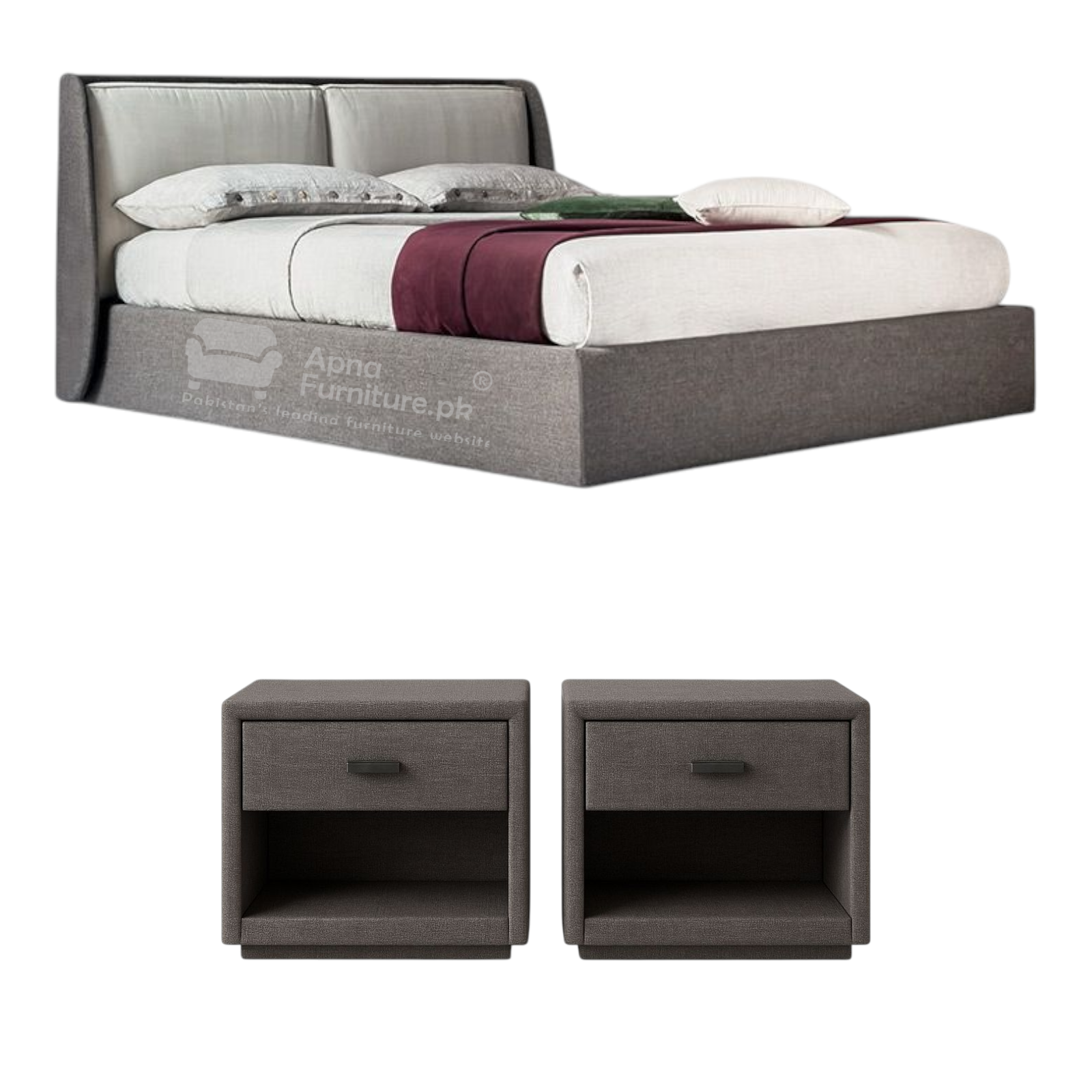 Salma Double Bed Set 5 Piece