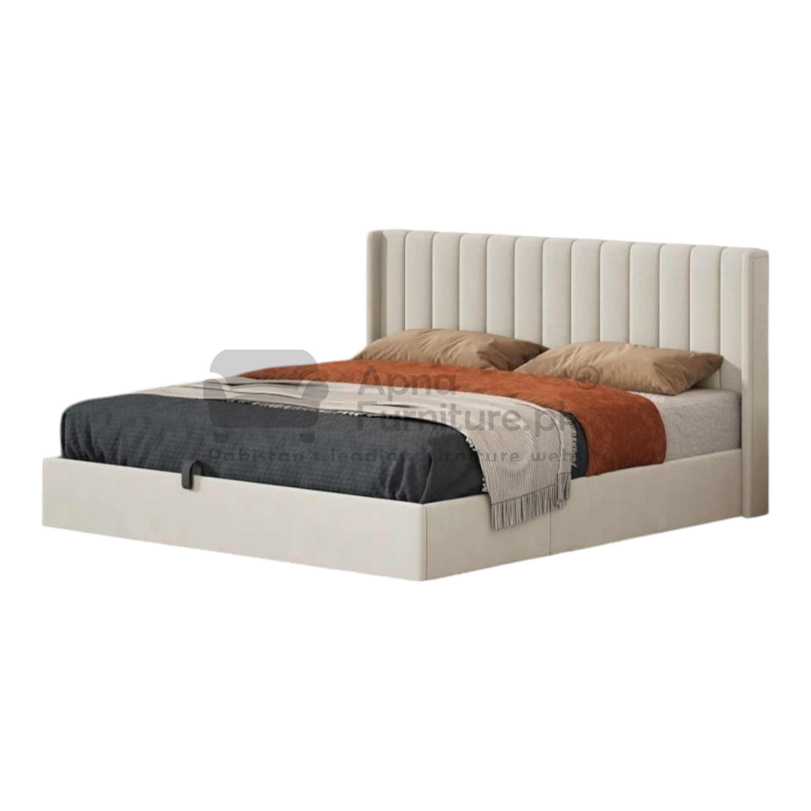 Dove Wooden Double Bed Set (5 Piece)