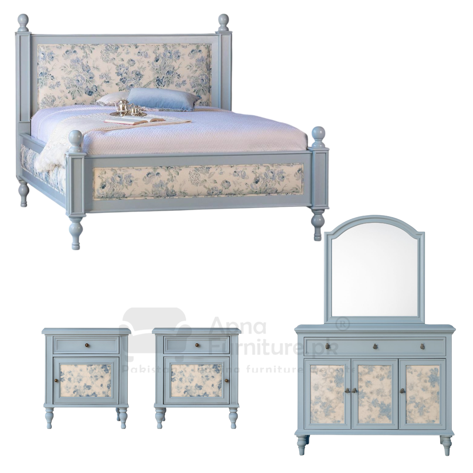 Leen Double Bed Set