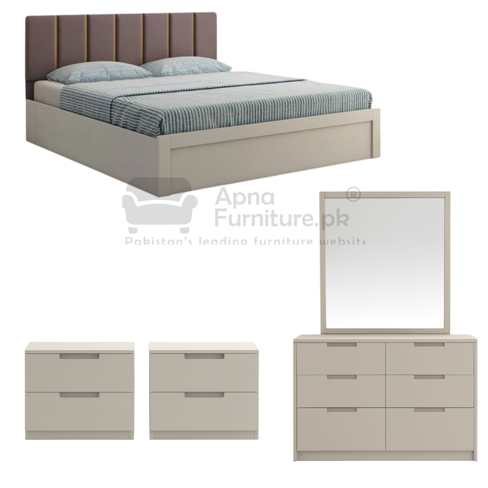 Gul 5 Piece Bedroom Set