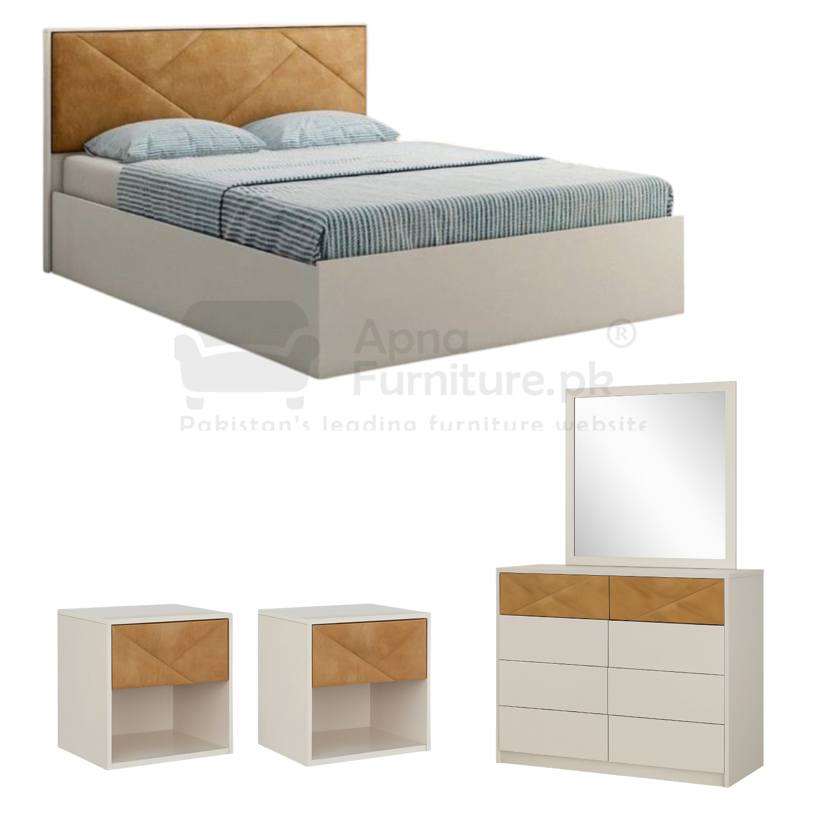 Ethem Double Bed Set