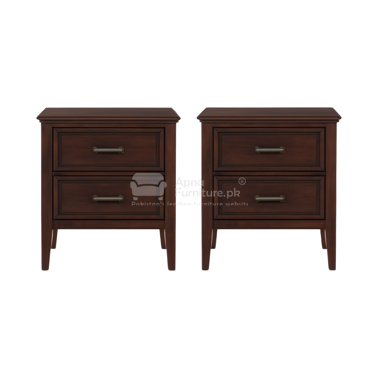 Aline Wooden Double Bed Set 5 Piece