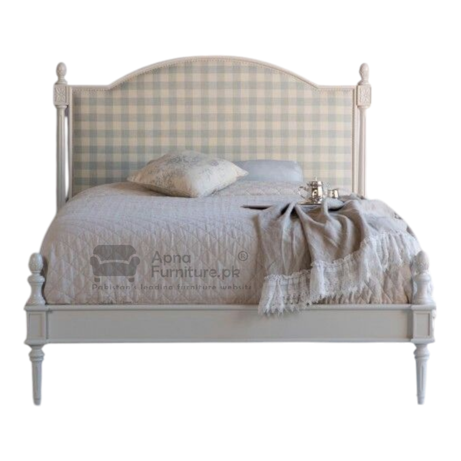 Lark Wooden Double Bed Set (5 Piece)