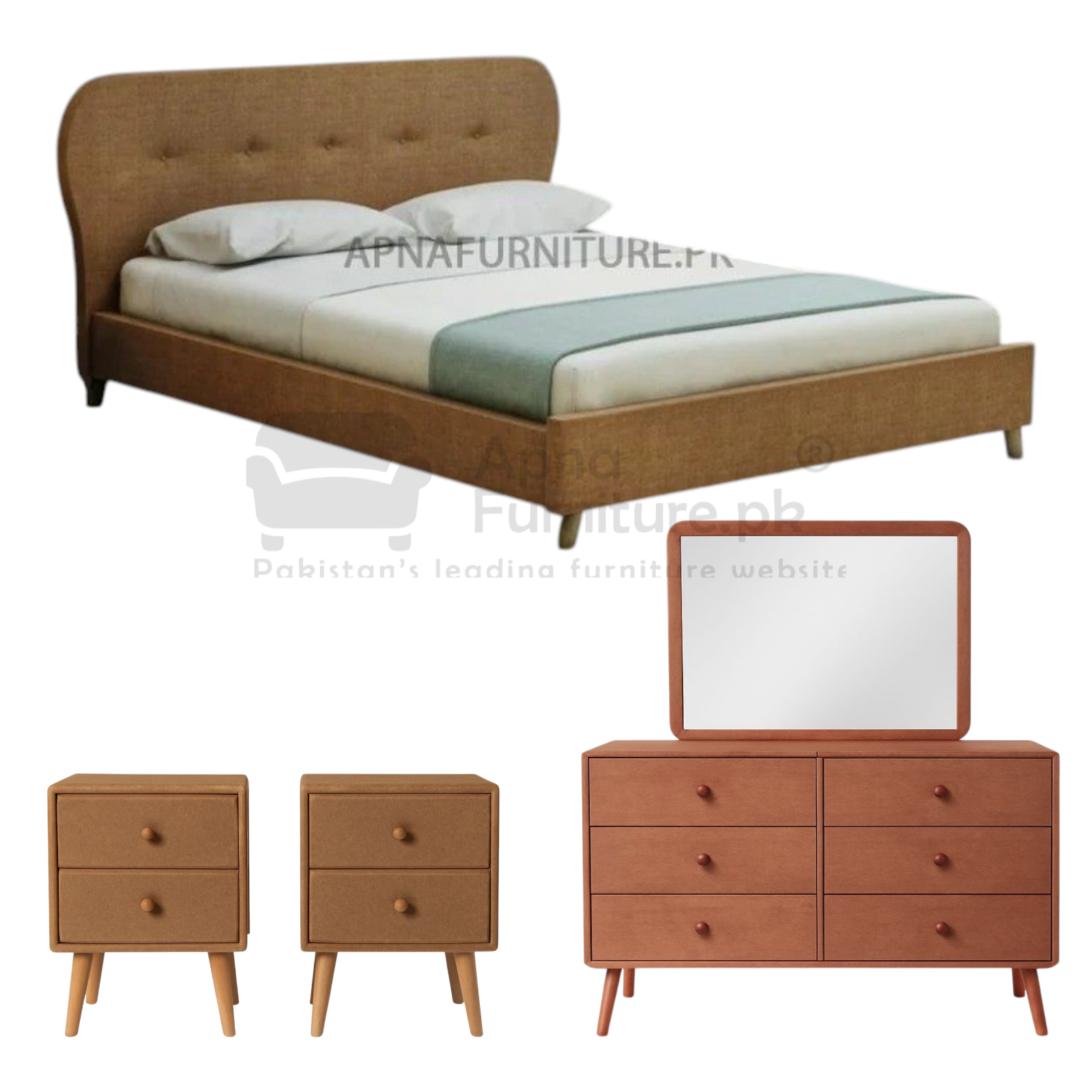 Nida 5 Piece Bed Set
