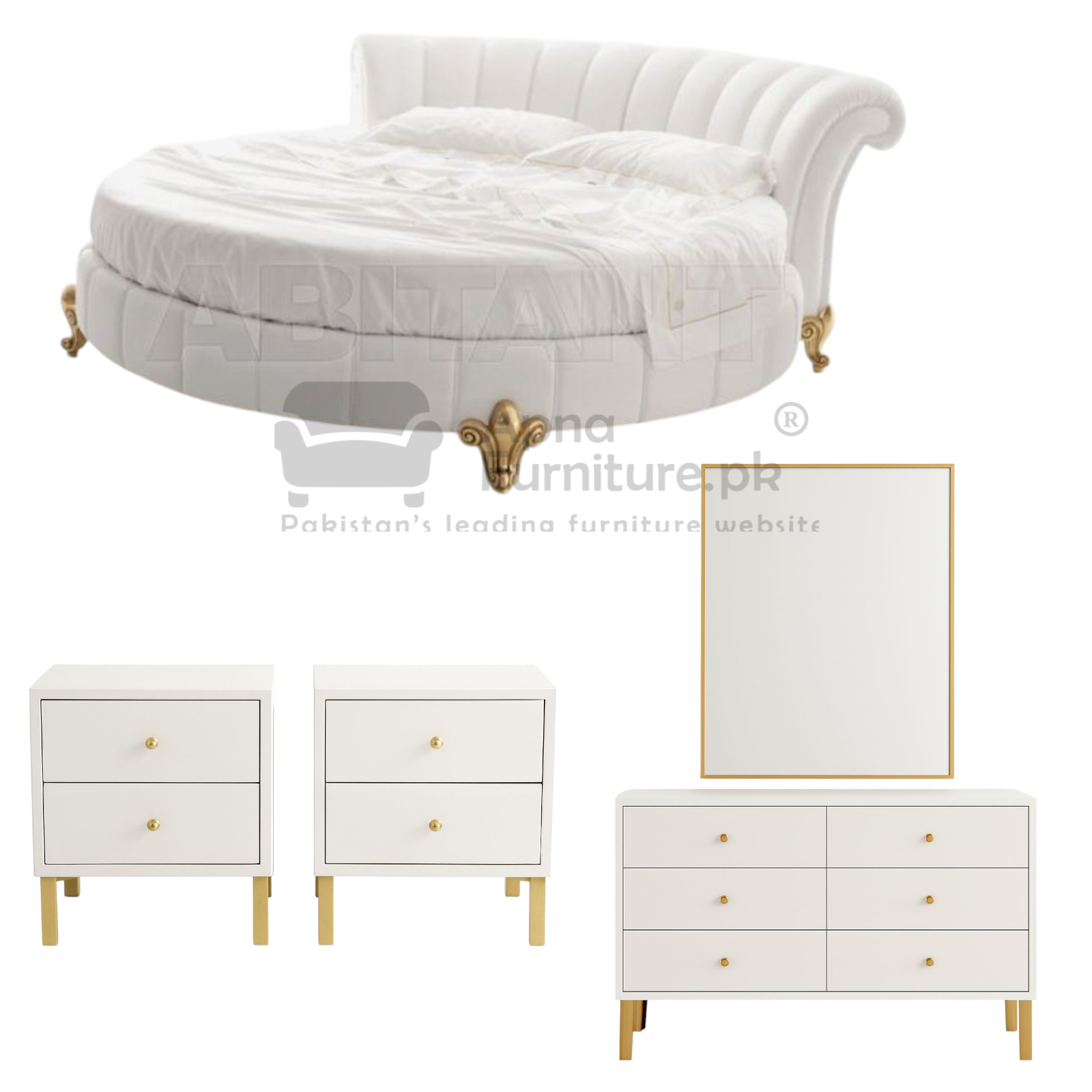Lotus Wedding Furniture Set (5 Piece)