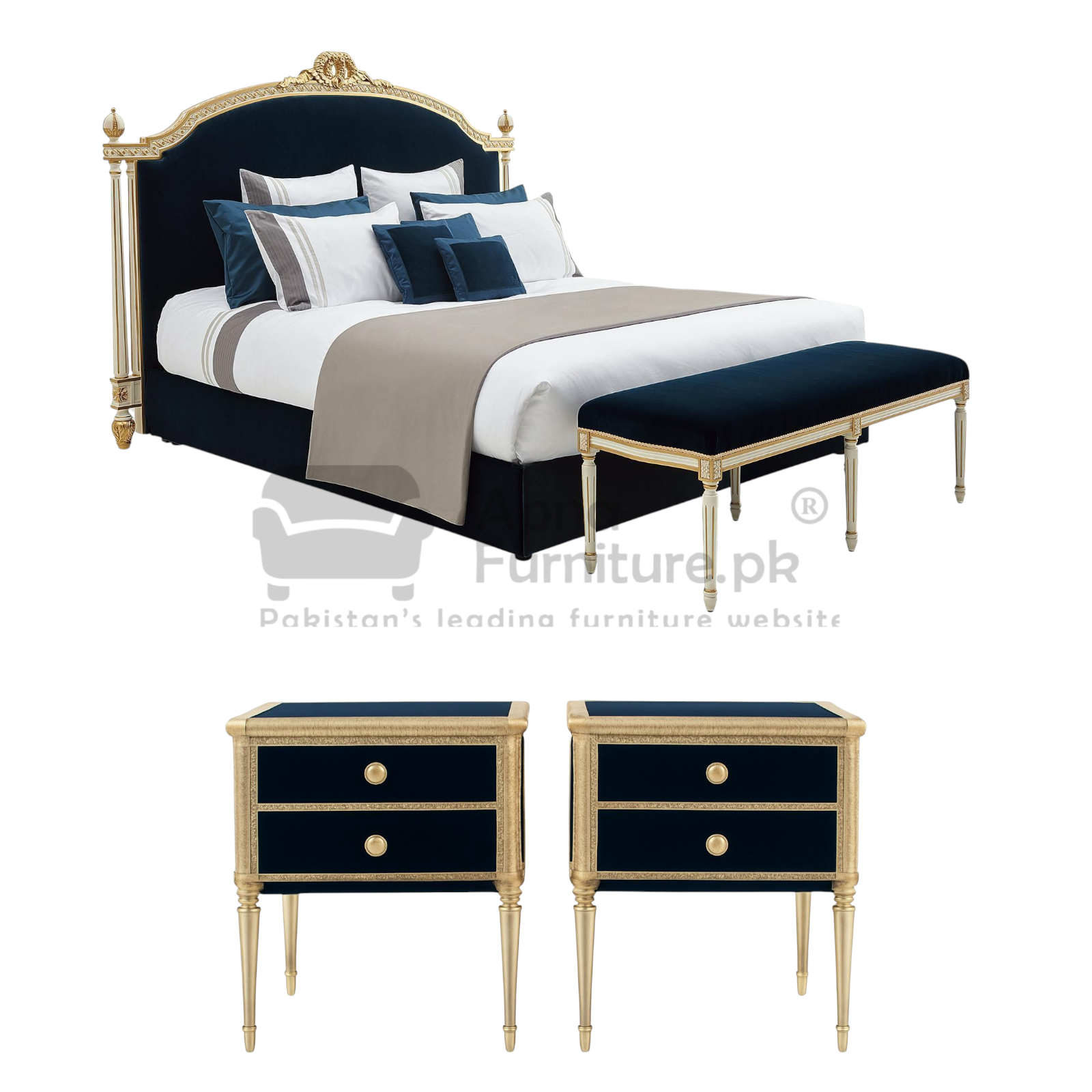 Goldy Bridal Furniture Set (6 Piece)