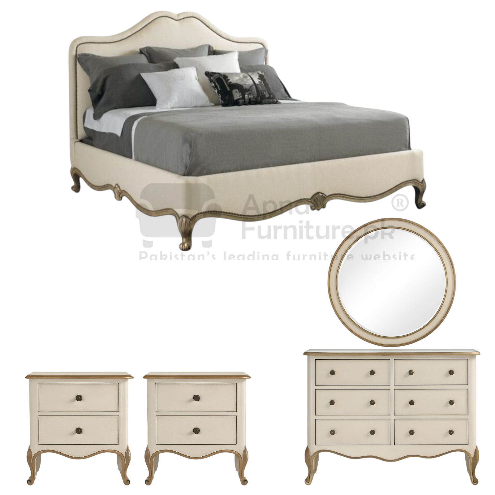 Shereen Bridal Furniture Set (5 Piece)