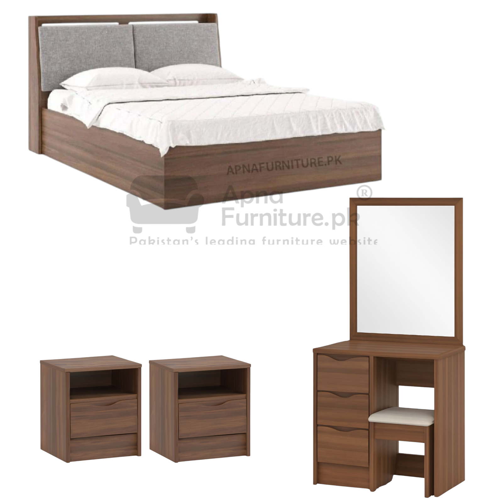 Sevil Wedding Furniture Set (6 Piece)