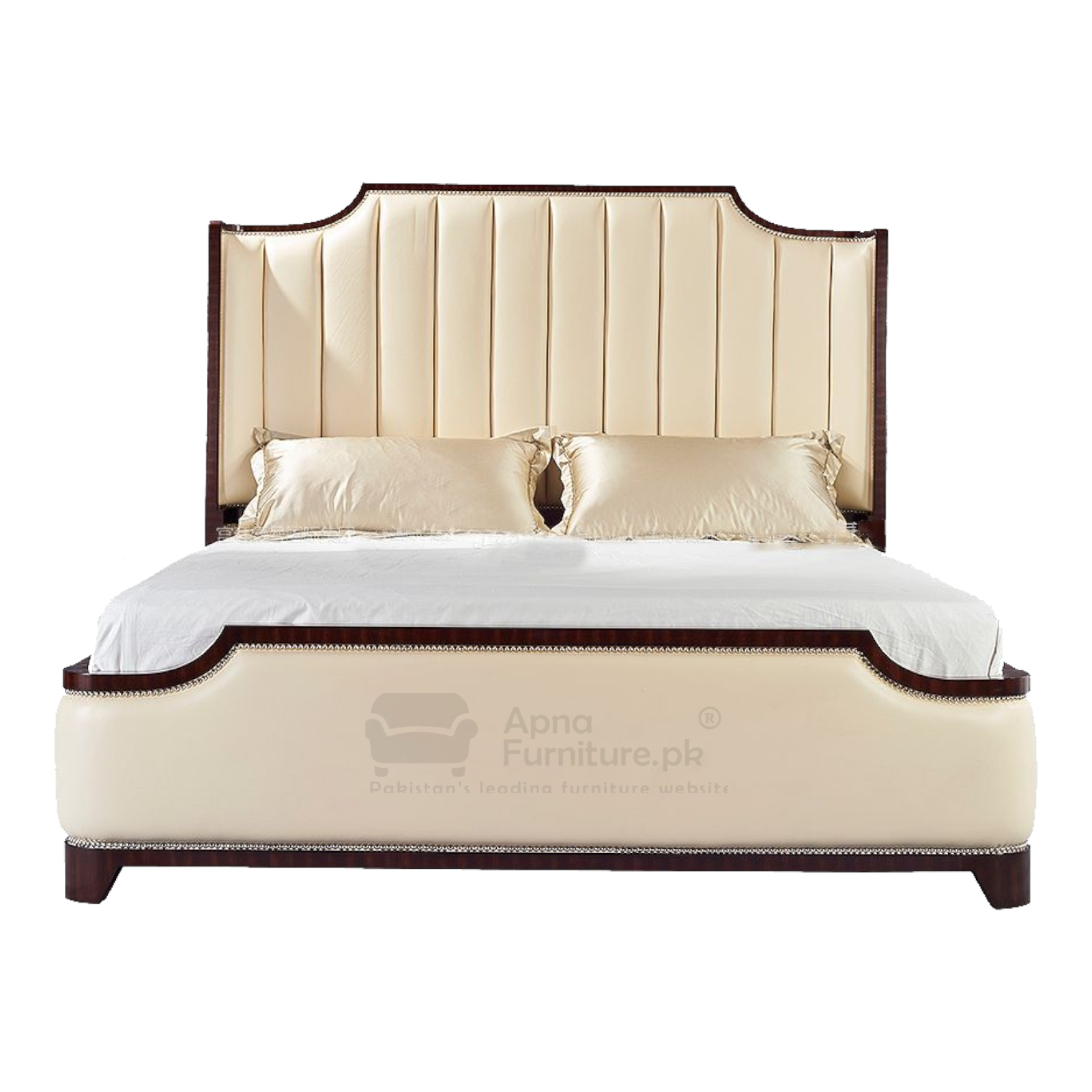 Aline Wooden Double Bed Set 5 Piece