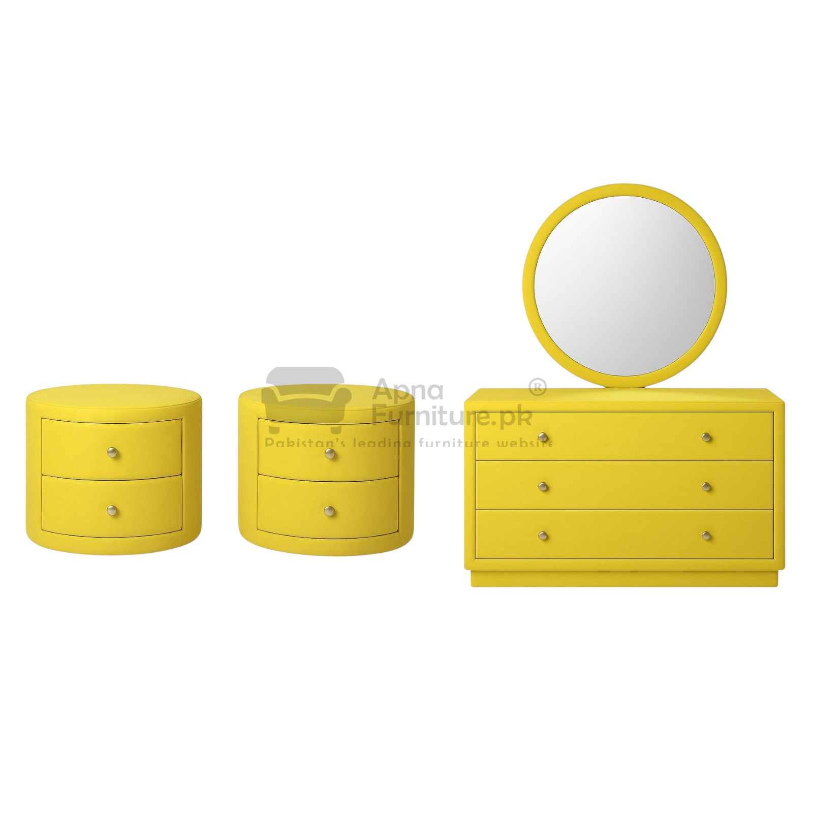 Manaal Round Bed Set (5 Piece)