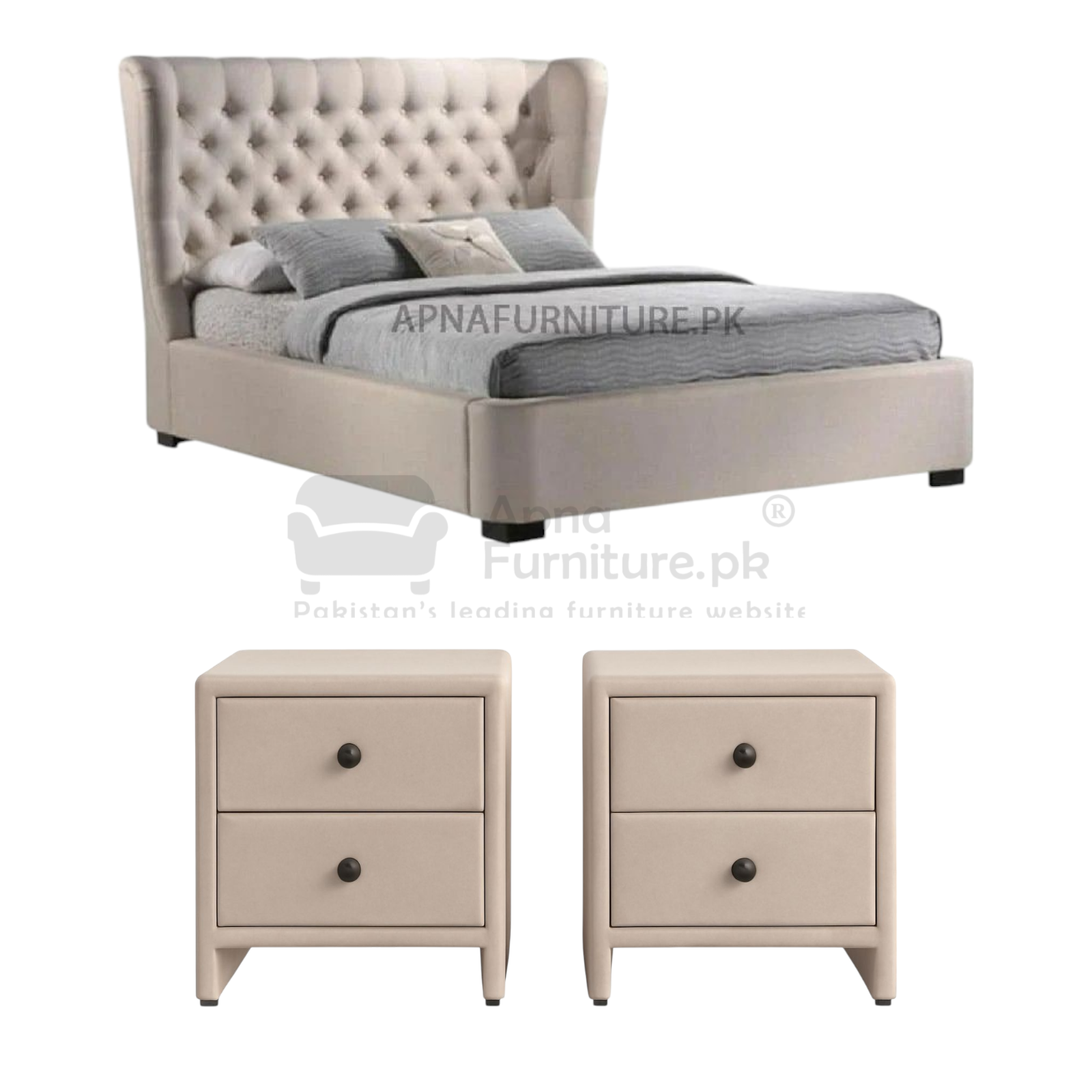 Ela Double Bed Set 5 Piece