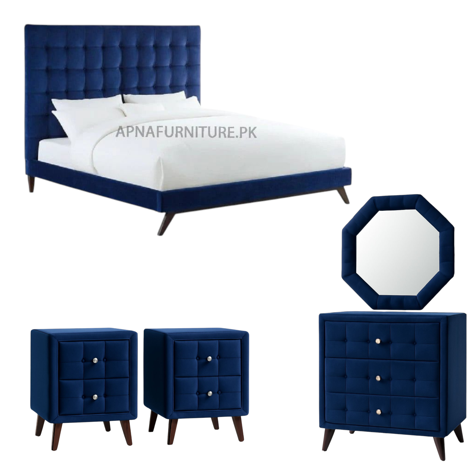 Nilofer Wedding Furniture Set 5 Piece