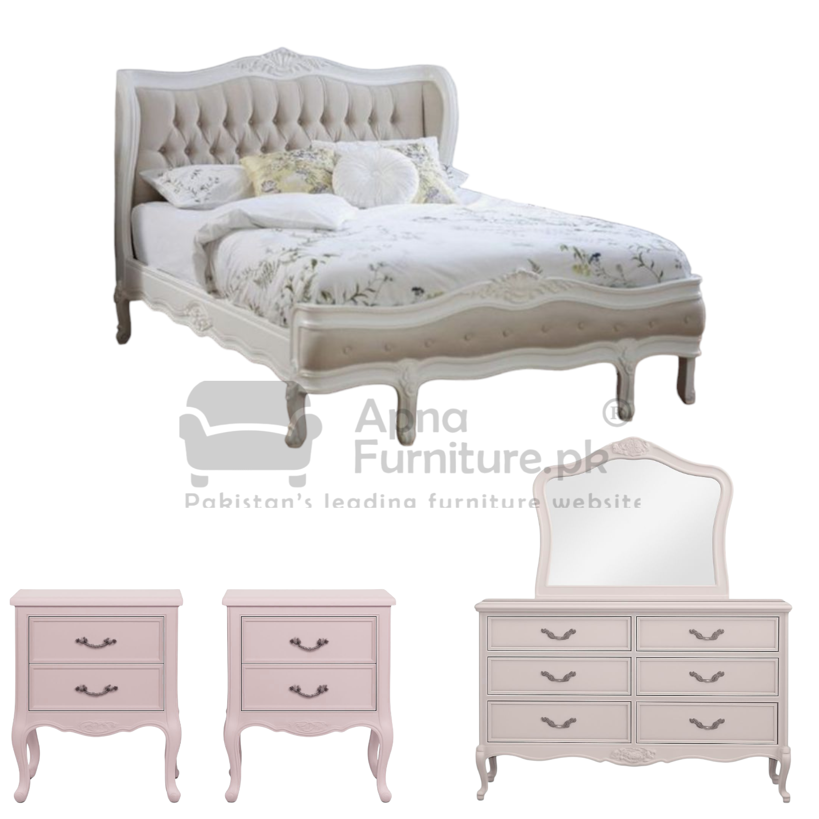 Avocado Wedding Furniture Set (5 Piece)