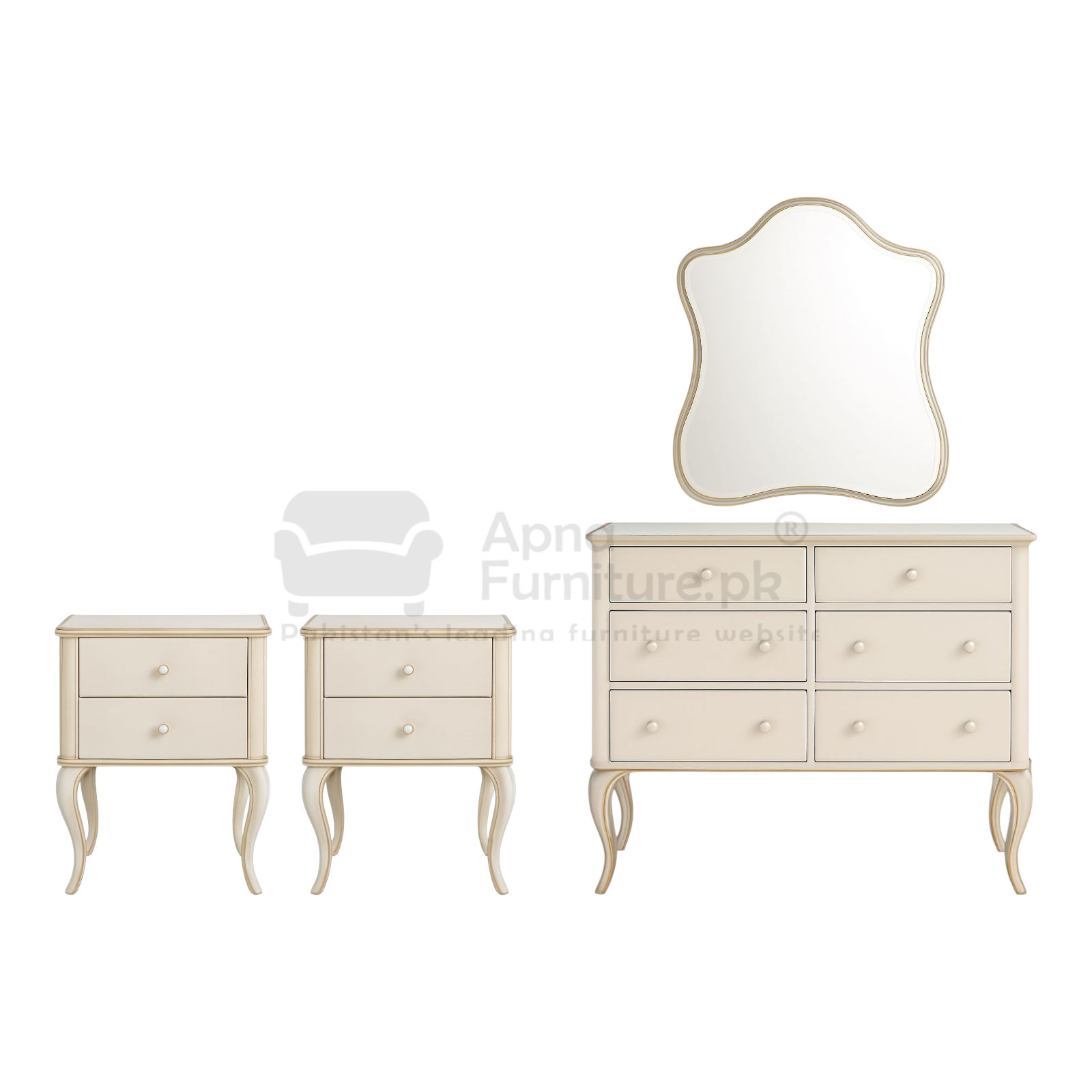 Inaya Double Bed Set (5 Piece)