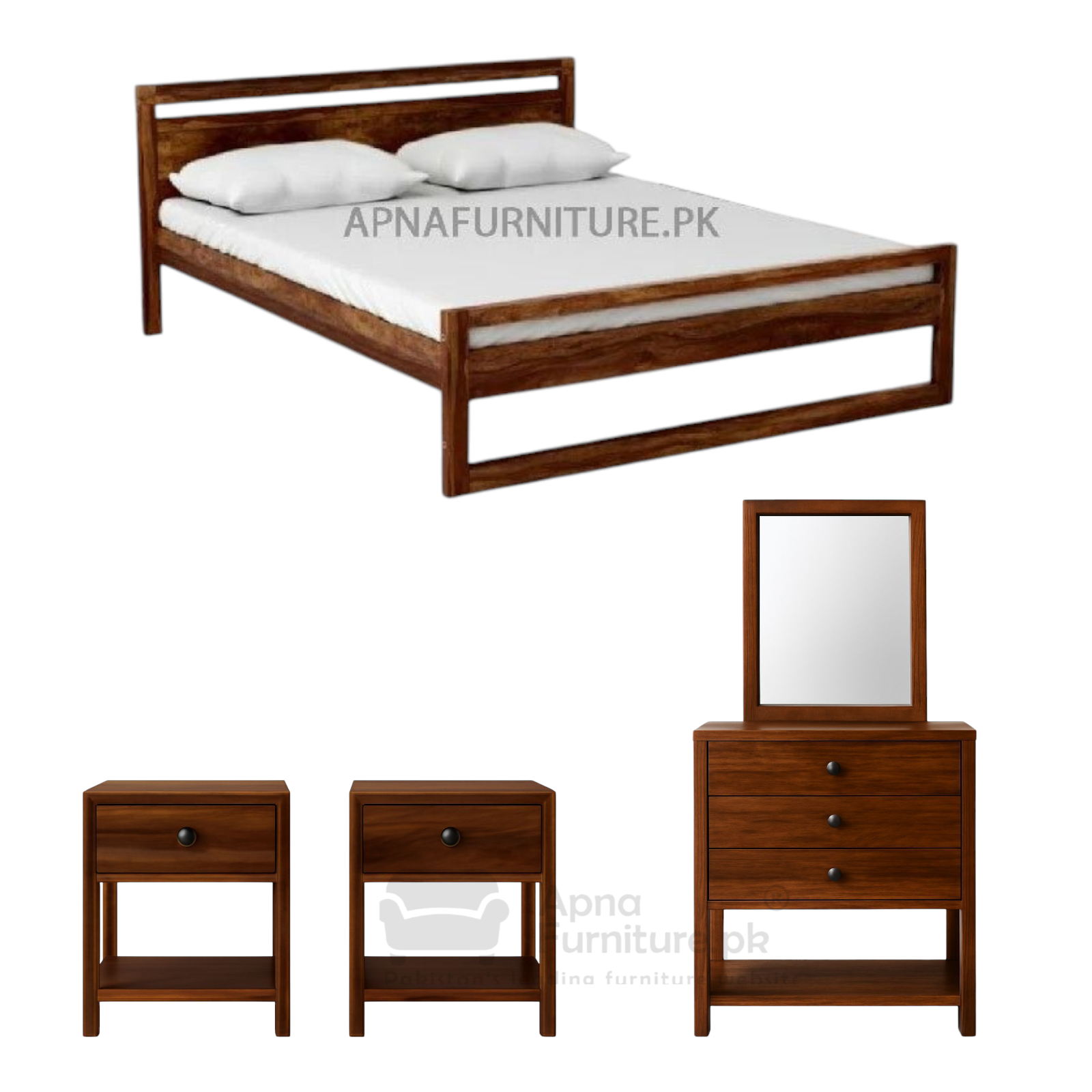 Java Double Bed Set 5 Piece