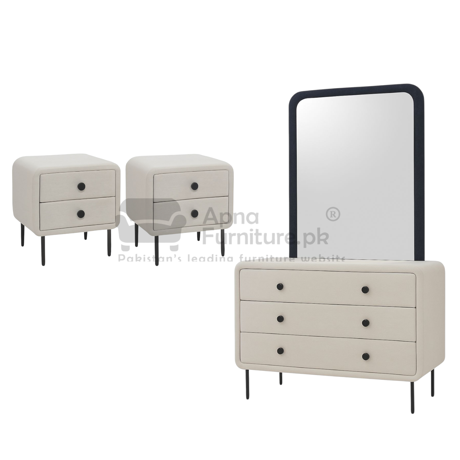 Siba Double Bed Set (5 Piece)
