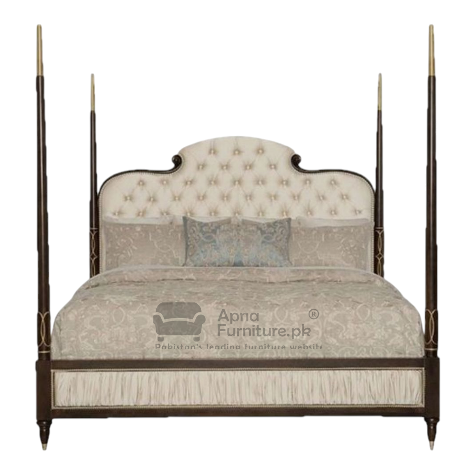Giselle Wooden Double Bed Set (5 Piece)