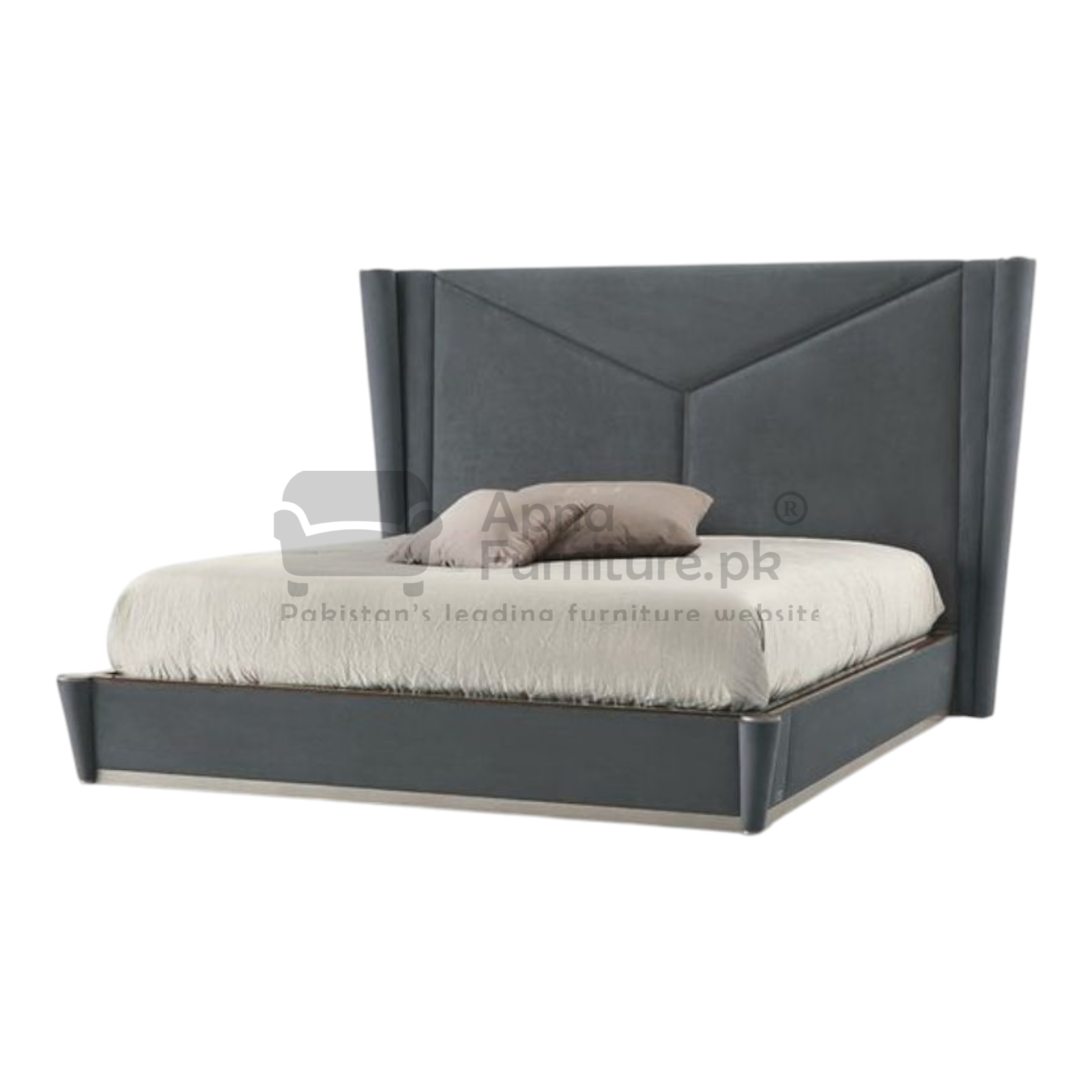 Jumana Upholstered Double Bed Set (5 Piece)