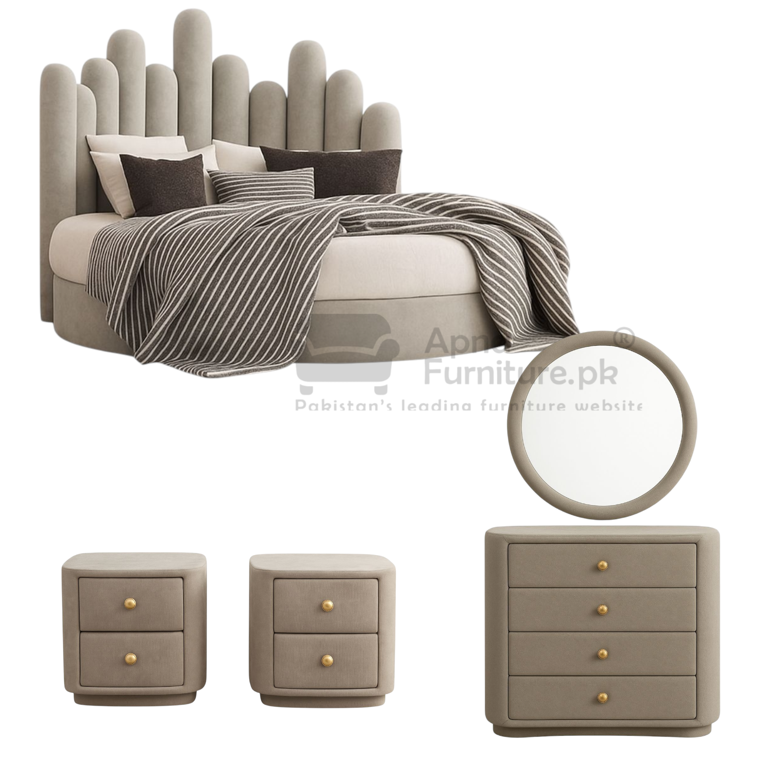Miral Bridal Furniture Set at Best Price (5 Piece)