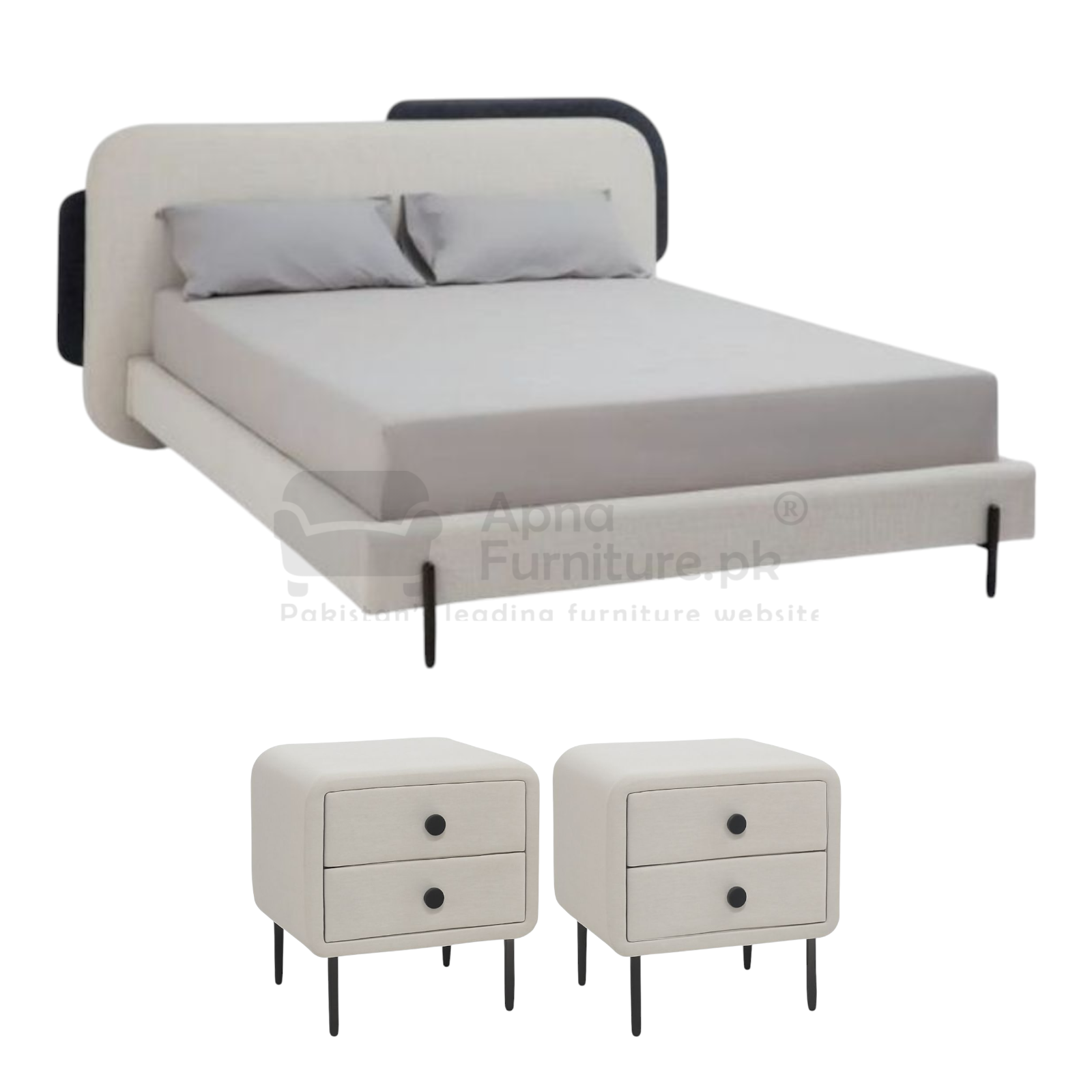 Siba Double Bed Set (5 Piece)