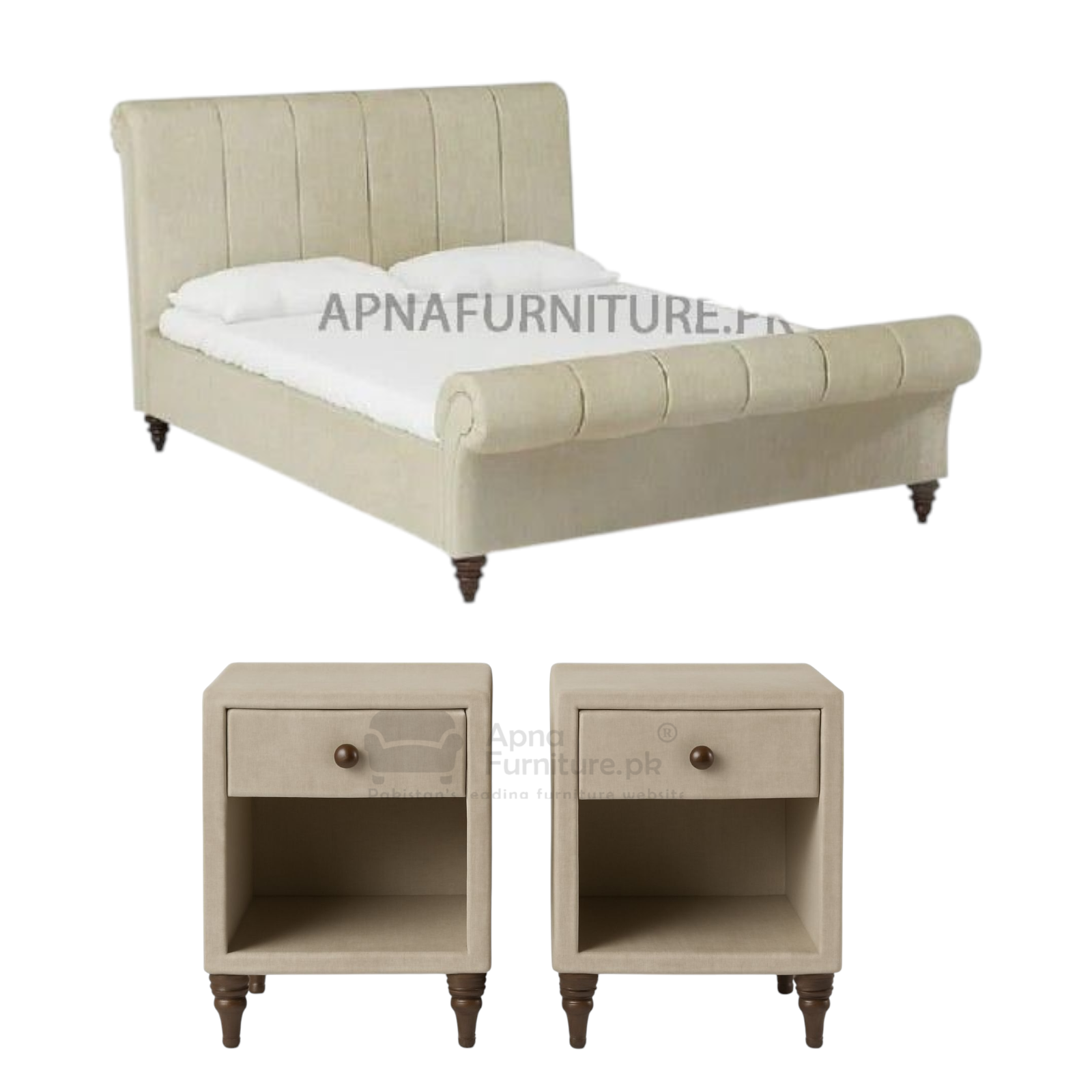 Cinta Double Bed Set 5 Piece