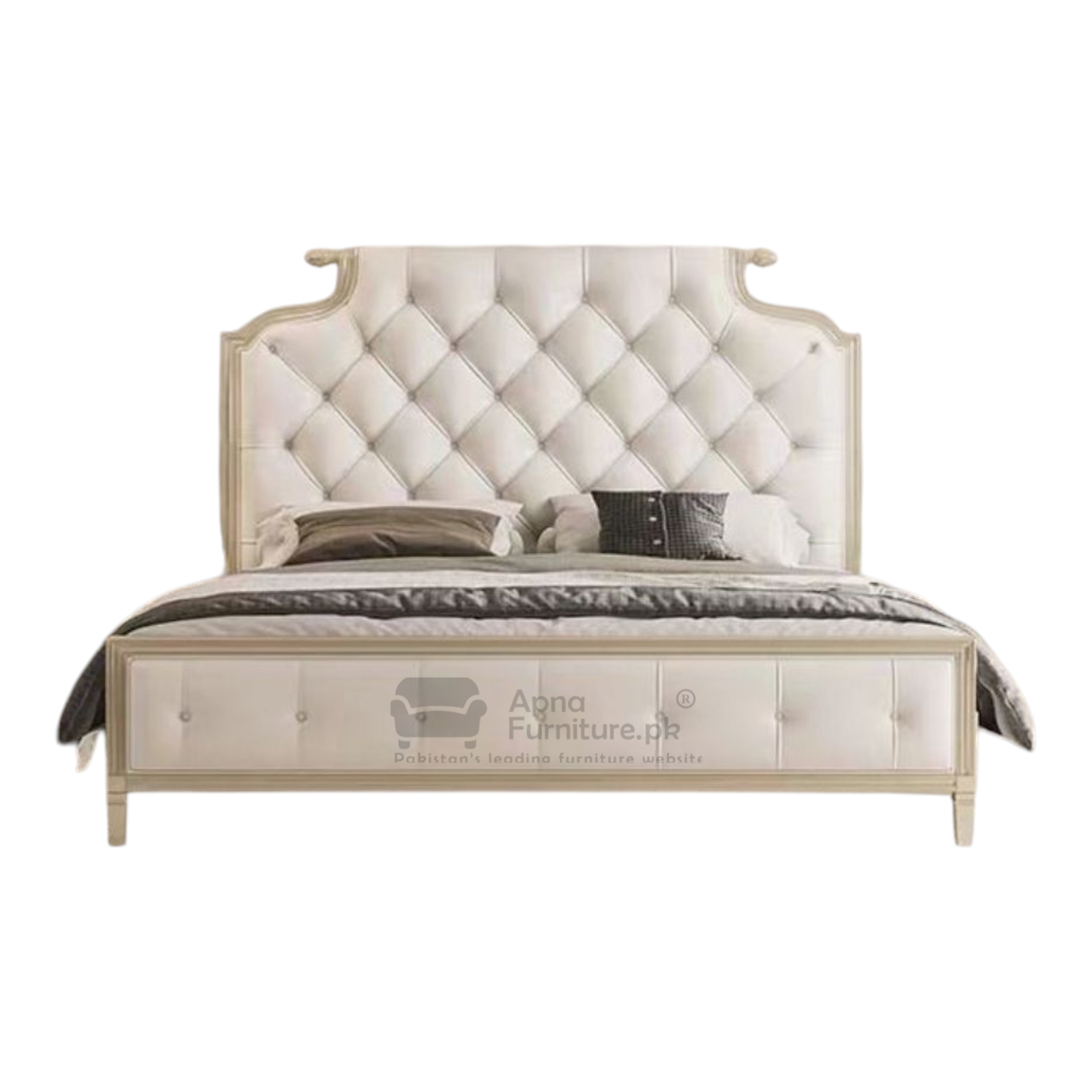 Rev Wooden Double Bed Set (5 Piece)