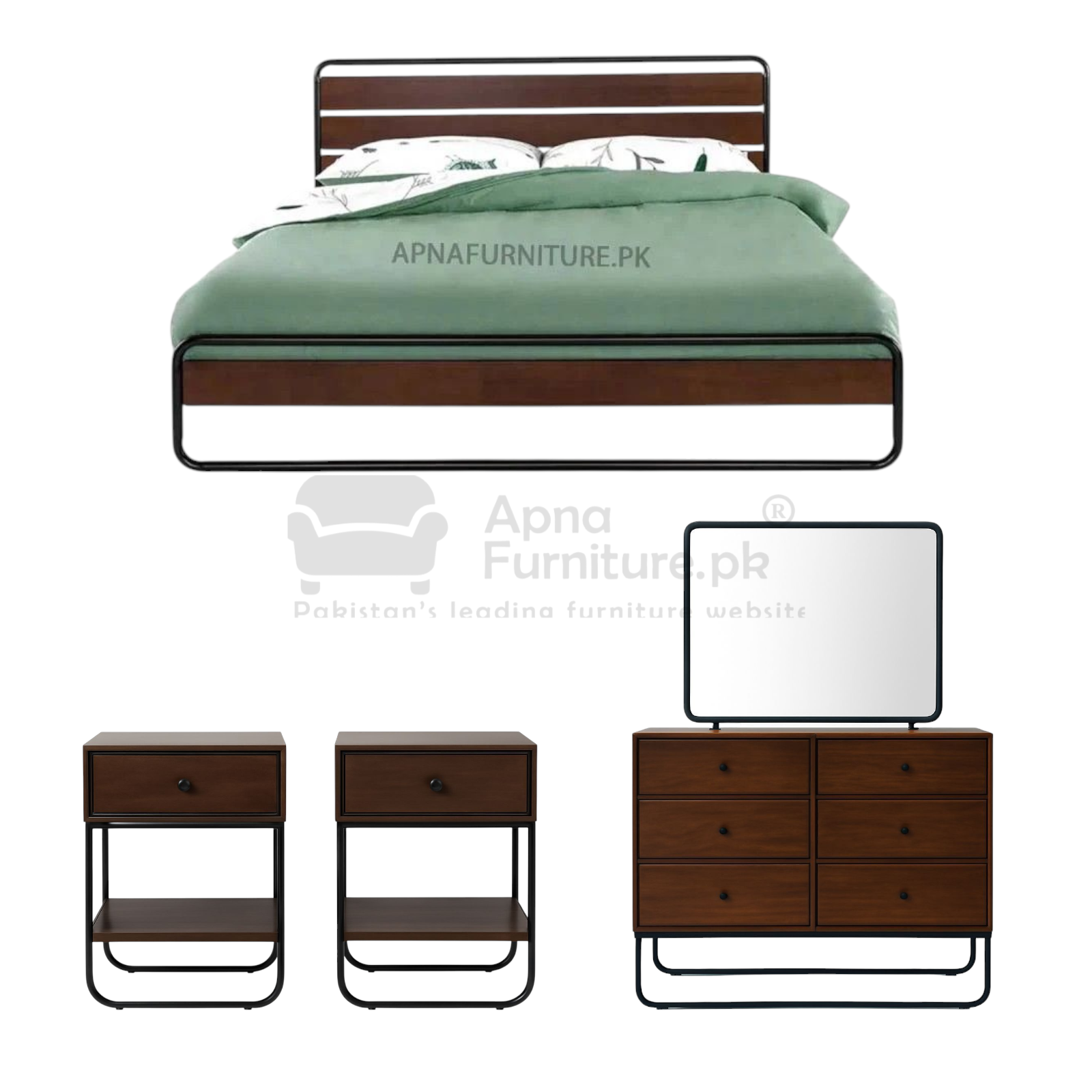 Orhan Wedding Furniture Set (5 Piece)