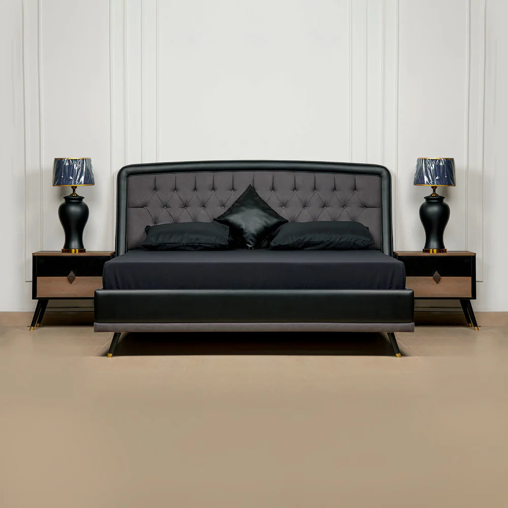 Emir Bed with Side Tables