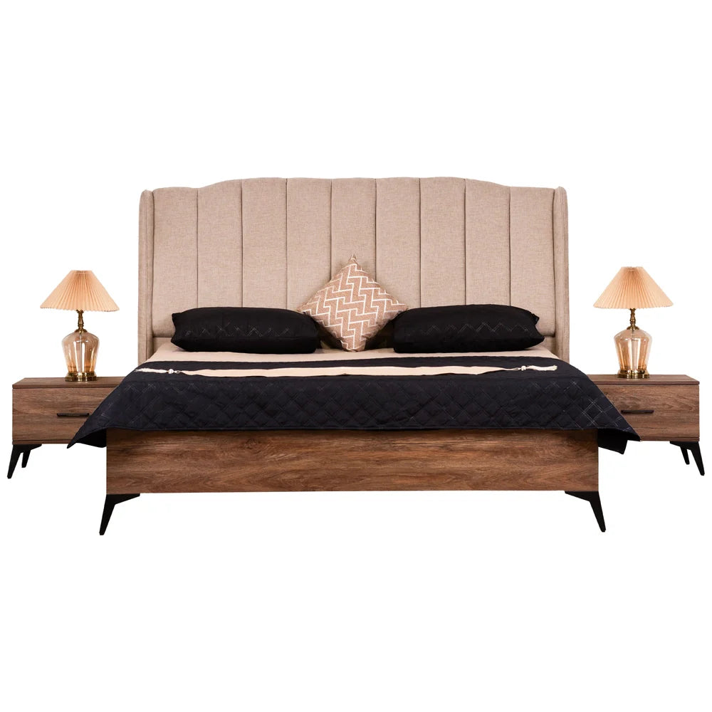 Amador Bed with Side Tables